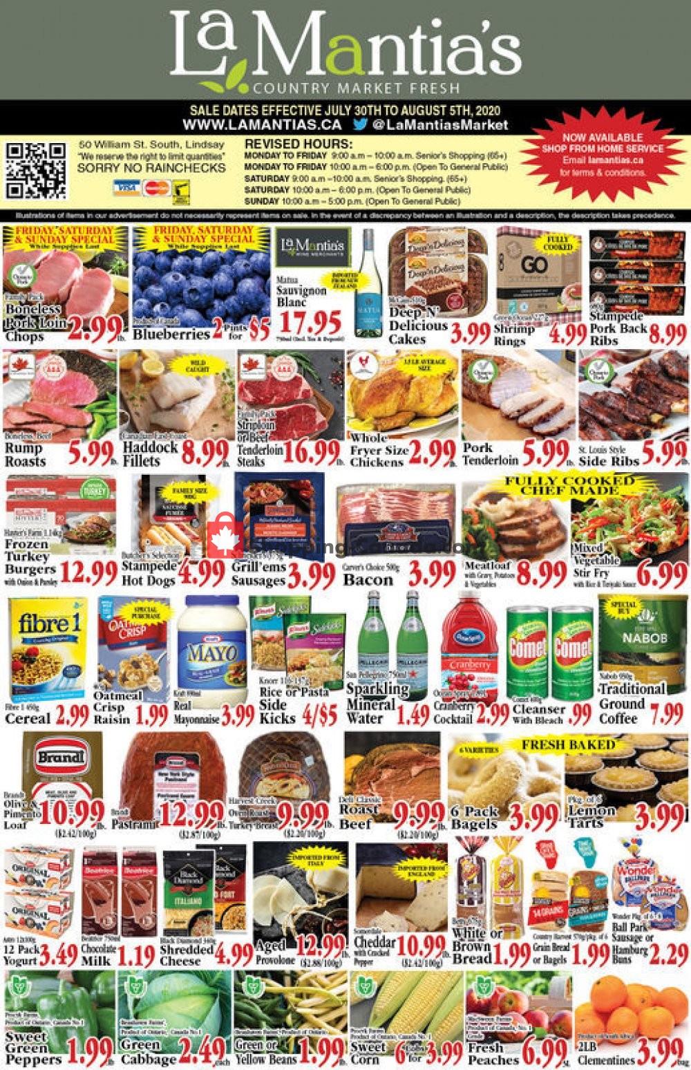 Lamantia's Country Market flyer from Thursday July 30, 2020 to Wednesday August 5, 2020 - page 1
