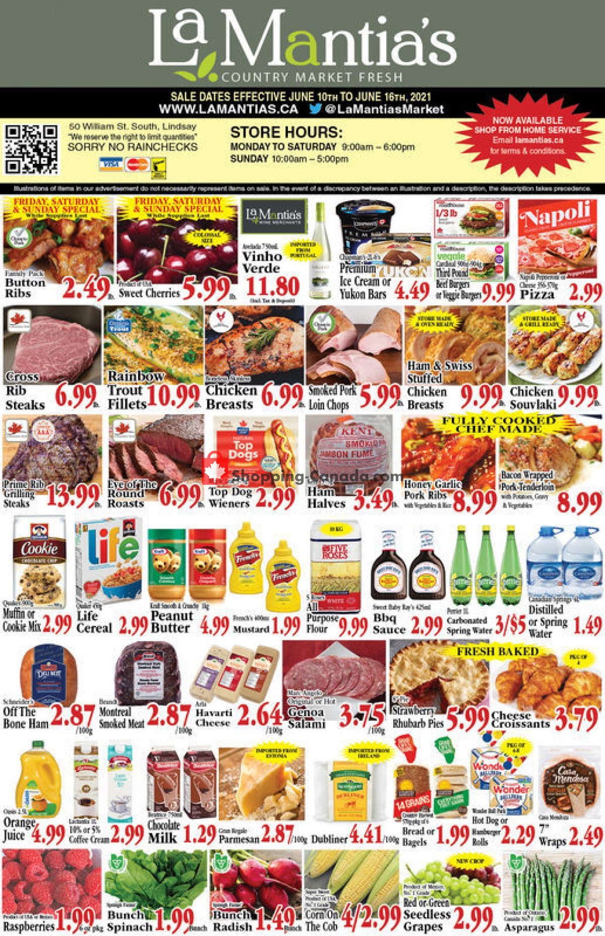Lamantia's Country Market flyer from Thursday June 10, 2021 to Wednesday June 16, 2021 - page 1