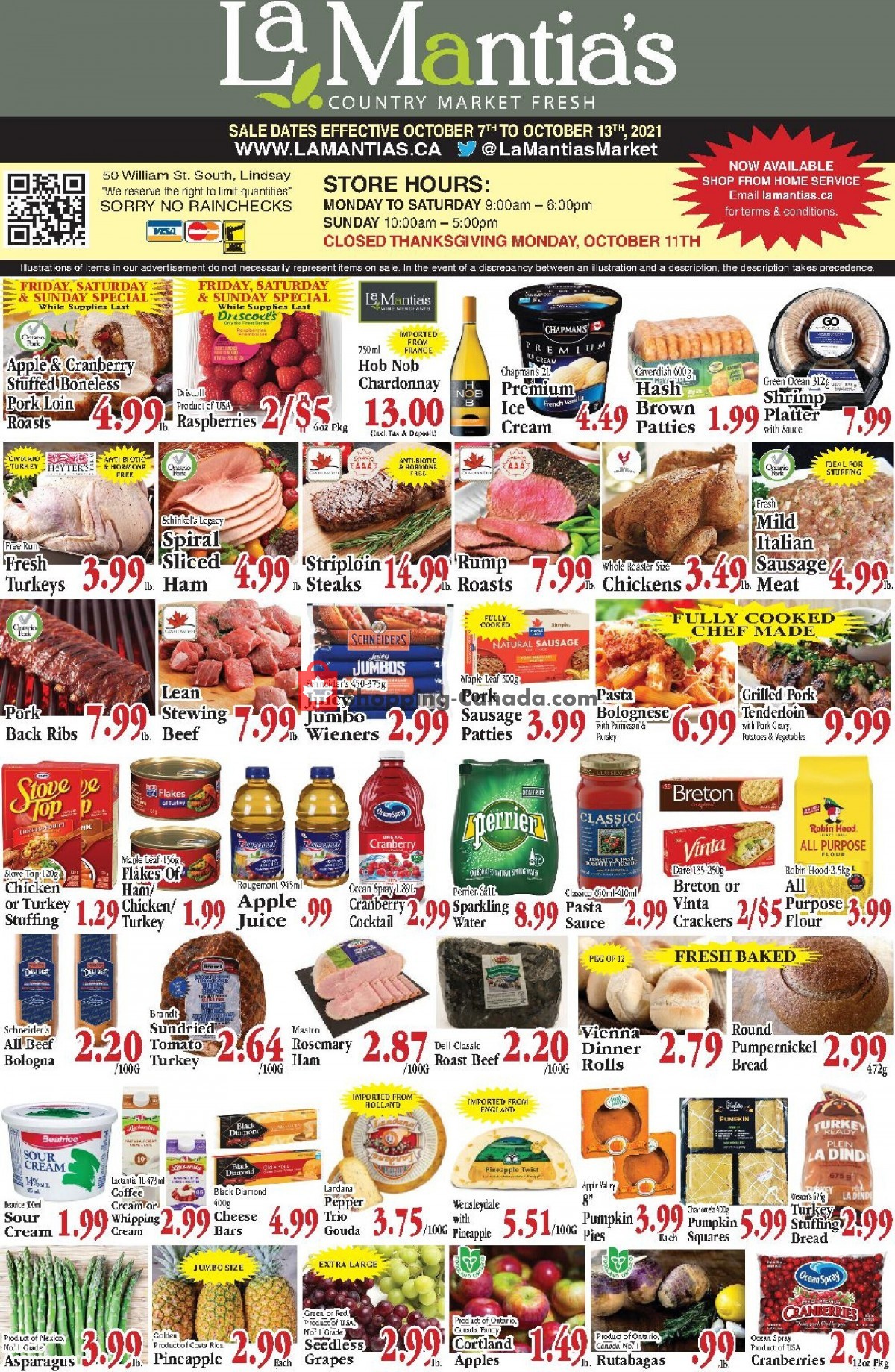 Lamantia's Country Market flyer from Thursday October 7, 2021 to Wednesday October 13, 2021 - page 1
