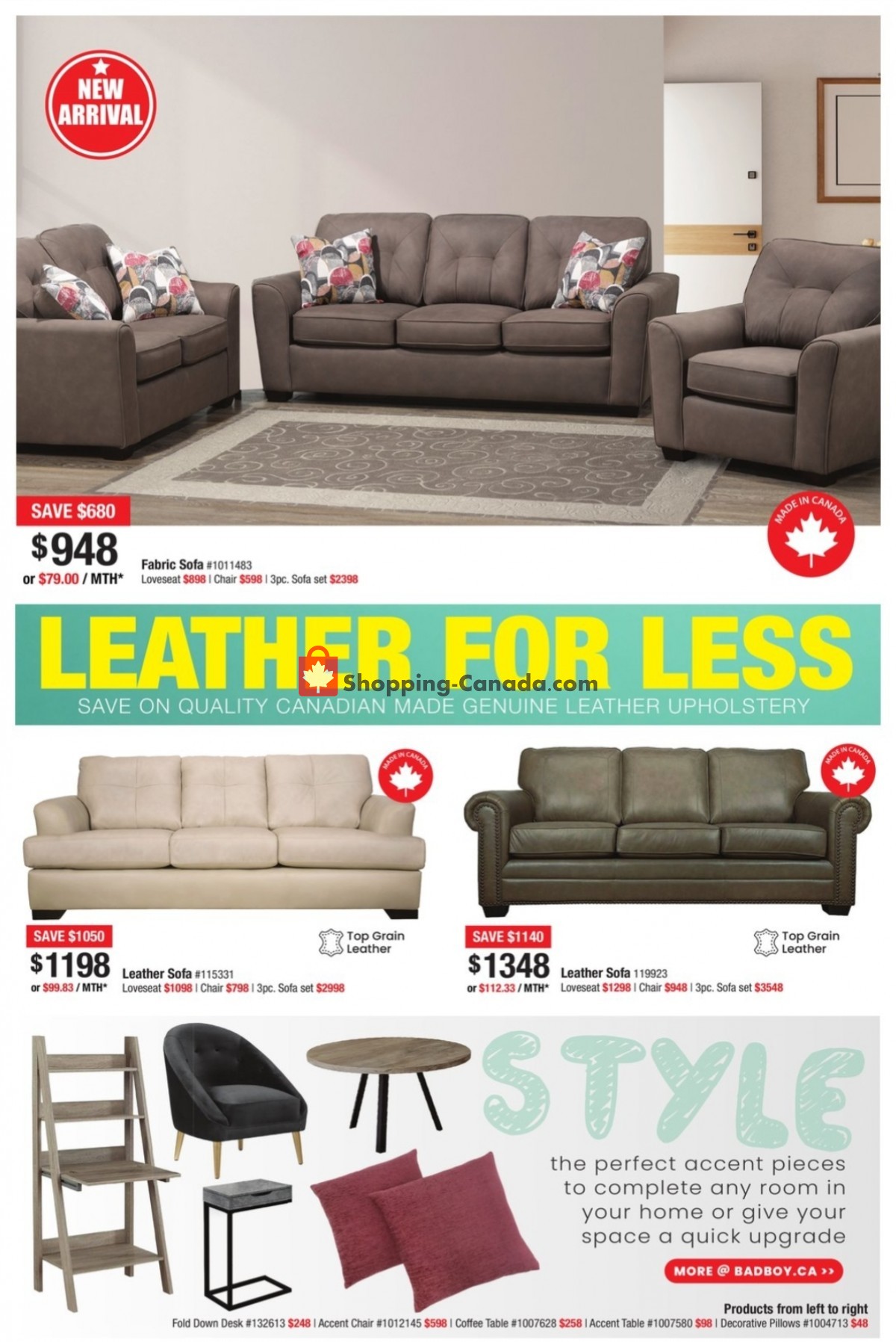 Lastman's Bad Boy Canada, flyer (Back To School) August 4 August