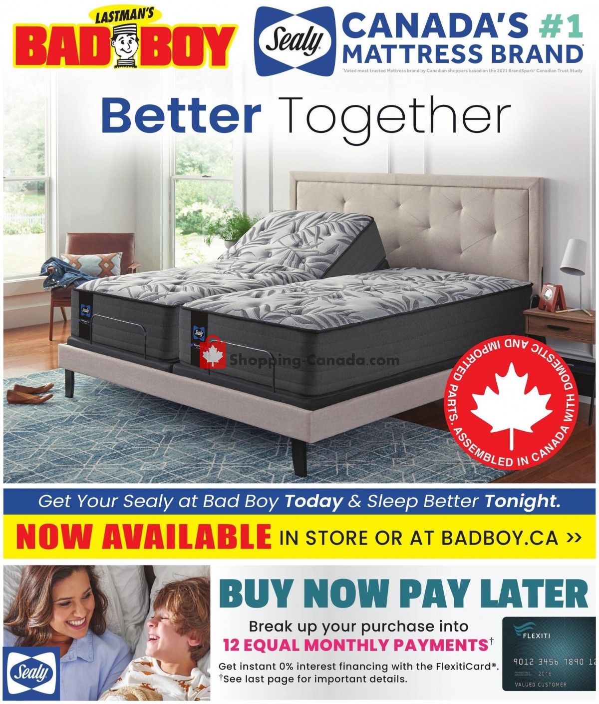 Lastman's Bad Boy Canada, flyer (Better Together) May 20 June 9