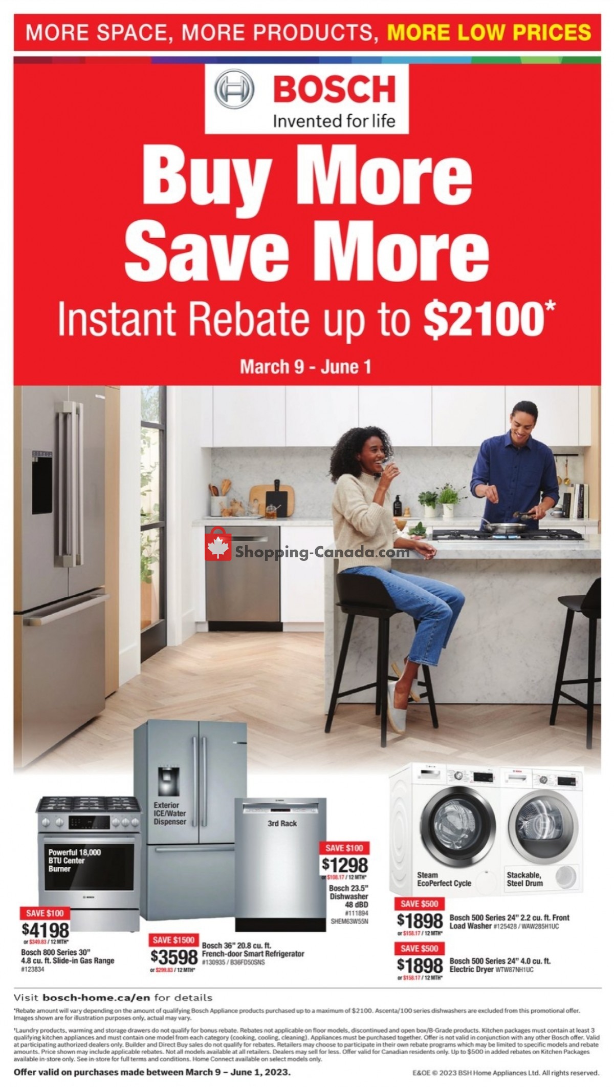 Lastman's Bad Boy Canada, flyer (Bigger And Better Sale) March 30