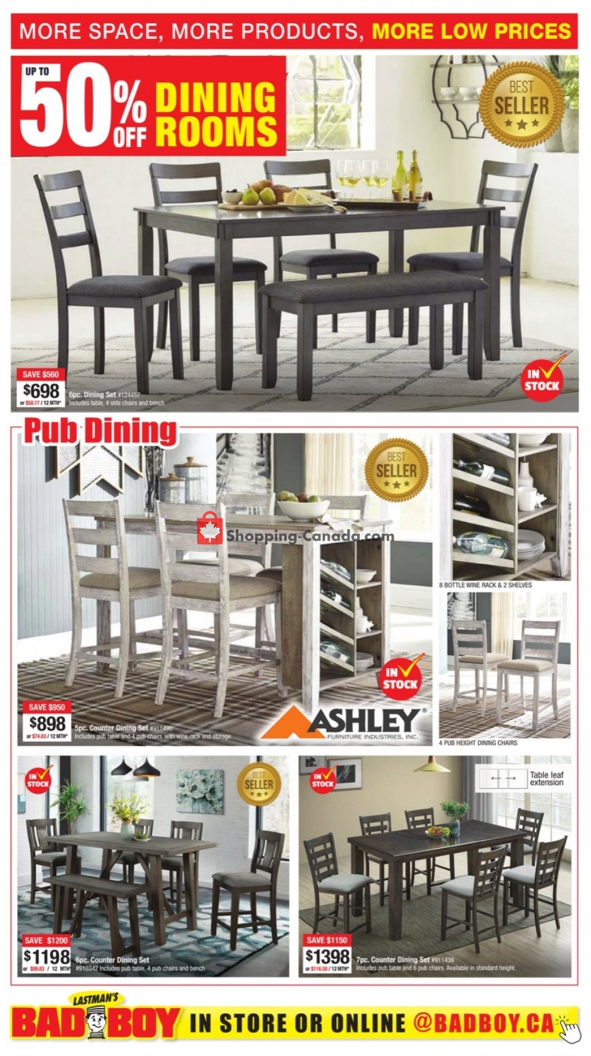 Lastman's Bad Boy Canada, flyer (Bigger And Better Sale) March 30