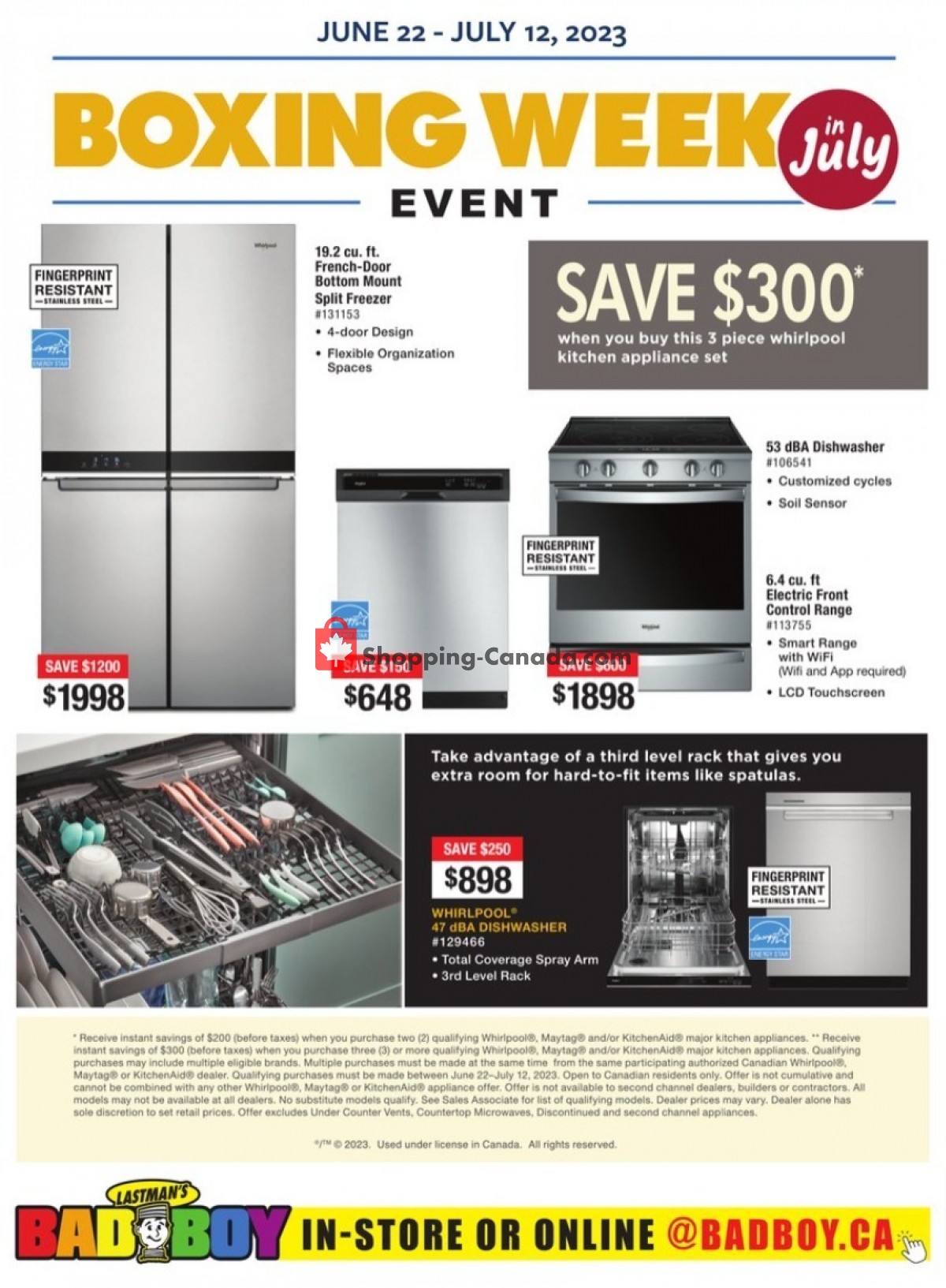 Lastman's Bad Boy flyer from Thursday June 22, 2023 to Wednesday July 19, 2023 - page 16