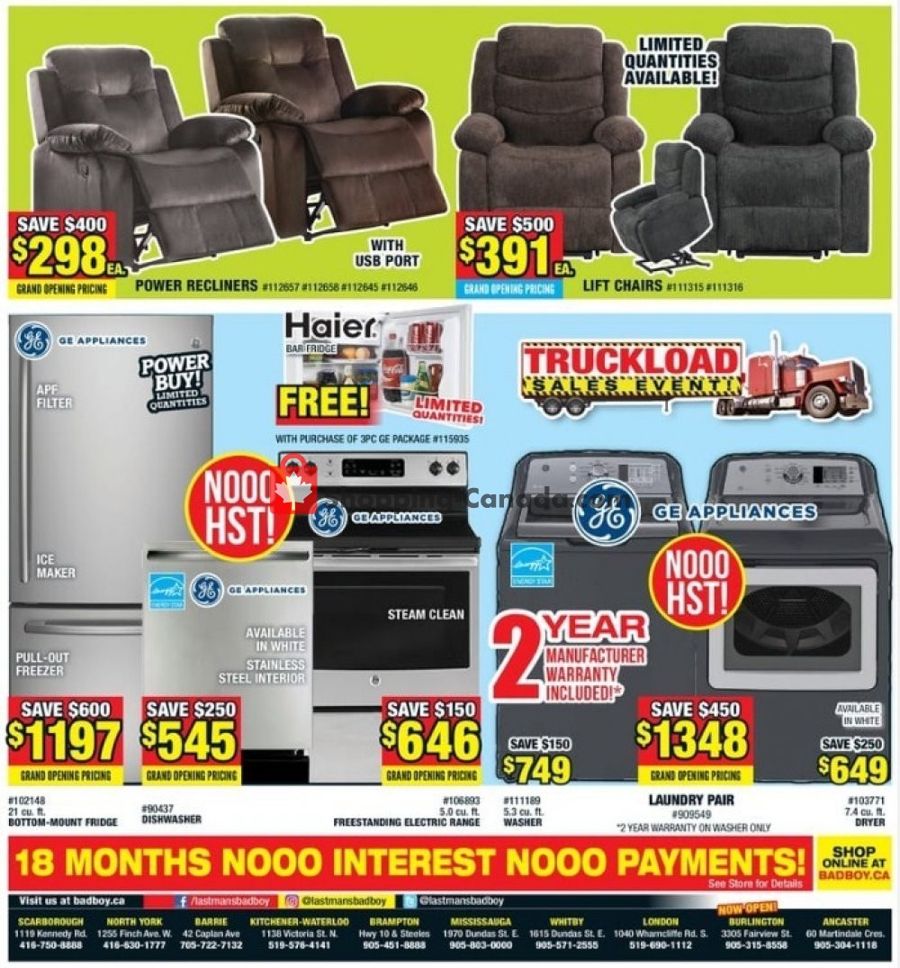 Lastman's Bad Boy flyer from Thursday October 25, 2018 to Thursday November 1, 2018 - page 10