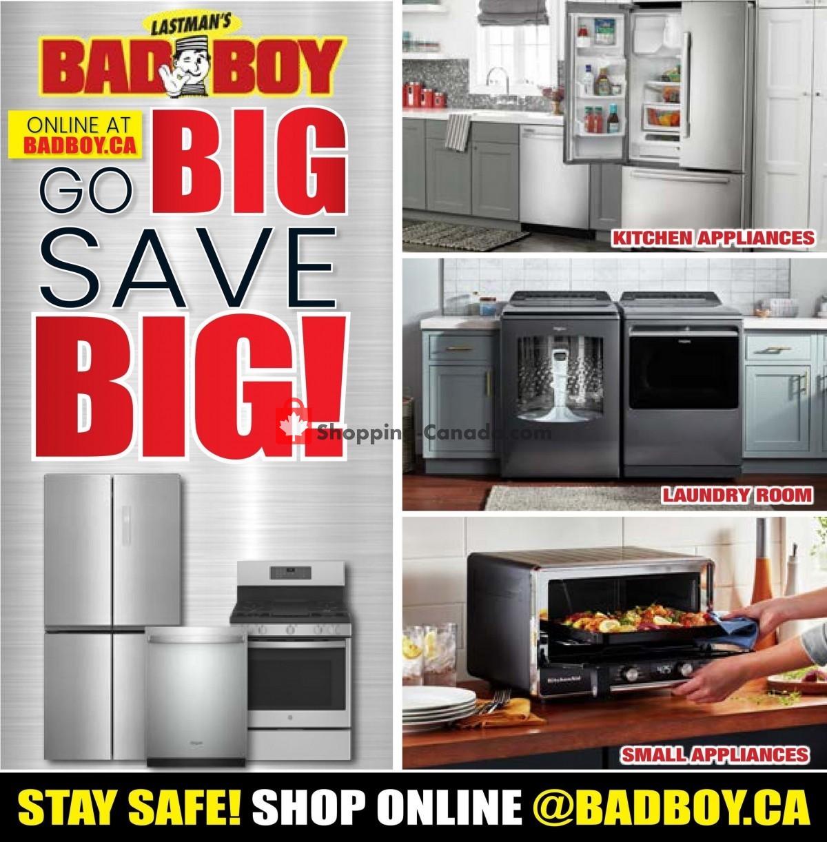 Lastman's Bad Boy Canada, flyer (Go Big Save Big) June 3 June 24