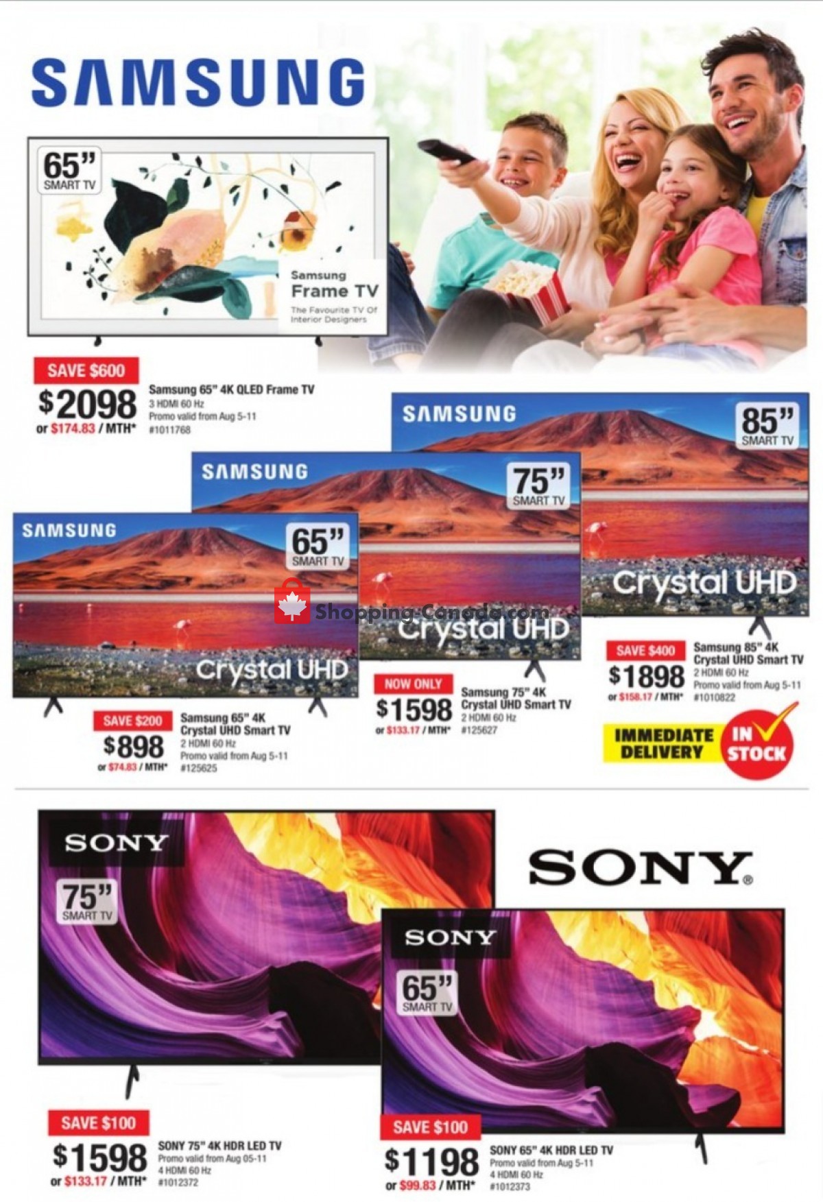 Lastman's Bad Boy Canada, flyer (Labour Day Sales Event) August 4