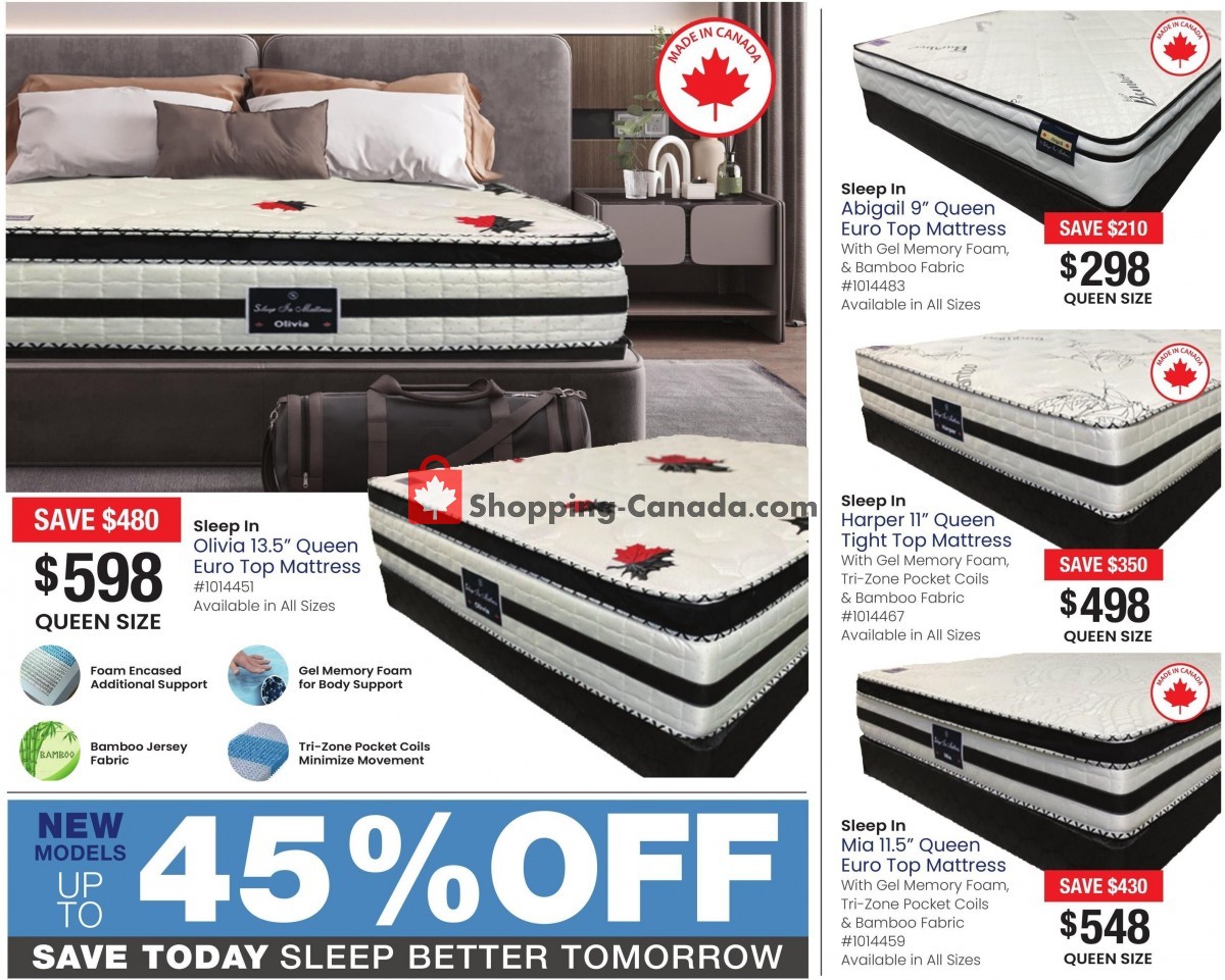 Lastman's Bad Boy Canada, flyer (Mattress Collection 2023) March 22