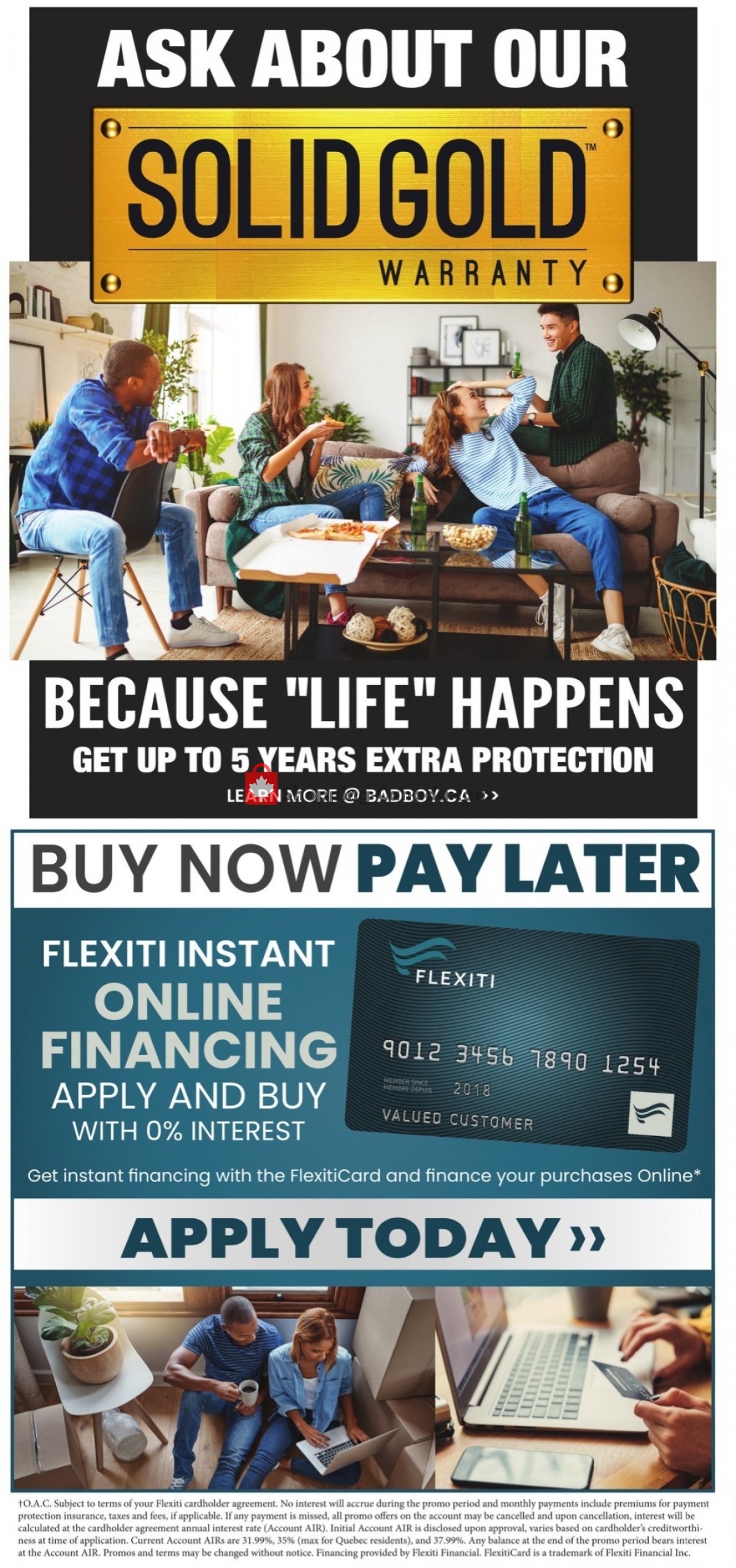 Lastman's Bad Boy Canada, flyer (Sales Event Special) September 8