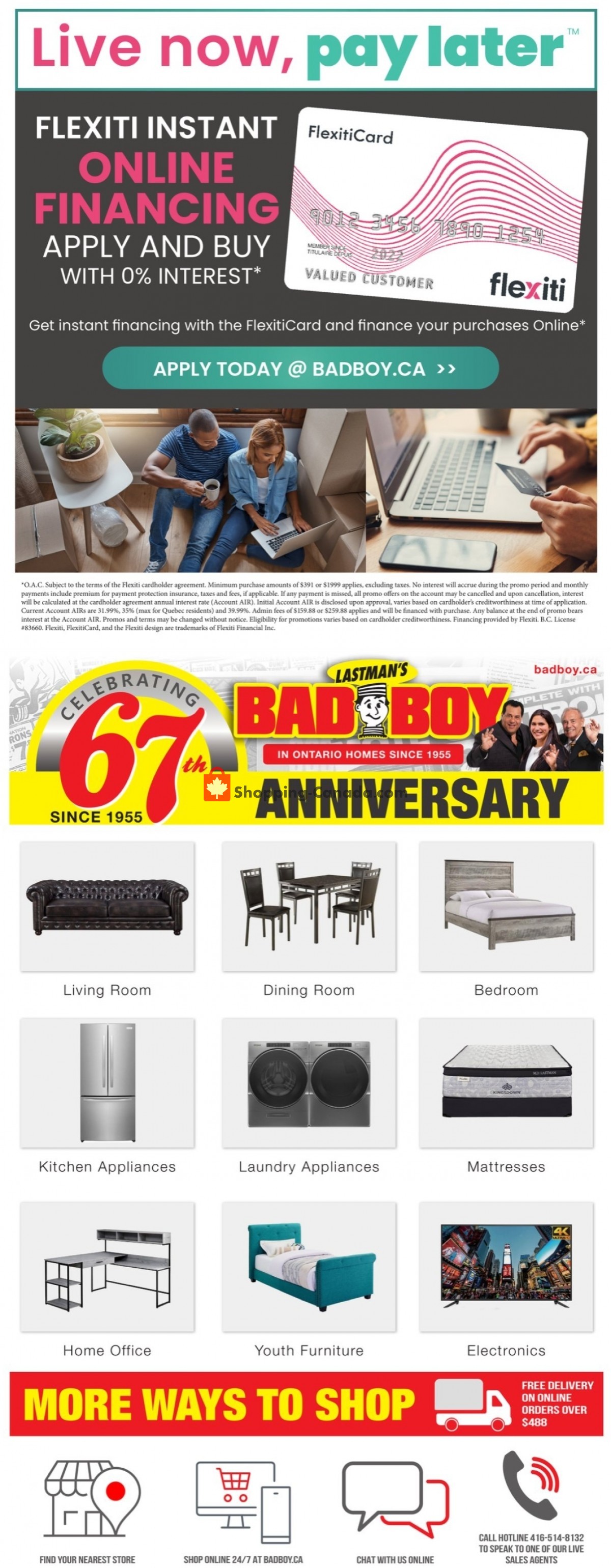 Lastman's Bad Boy Canada, flyer (Special Offer) October 6 October