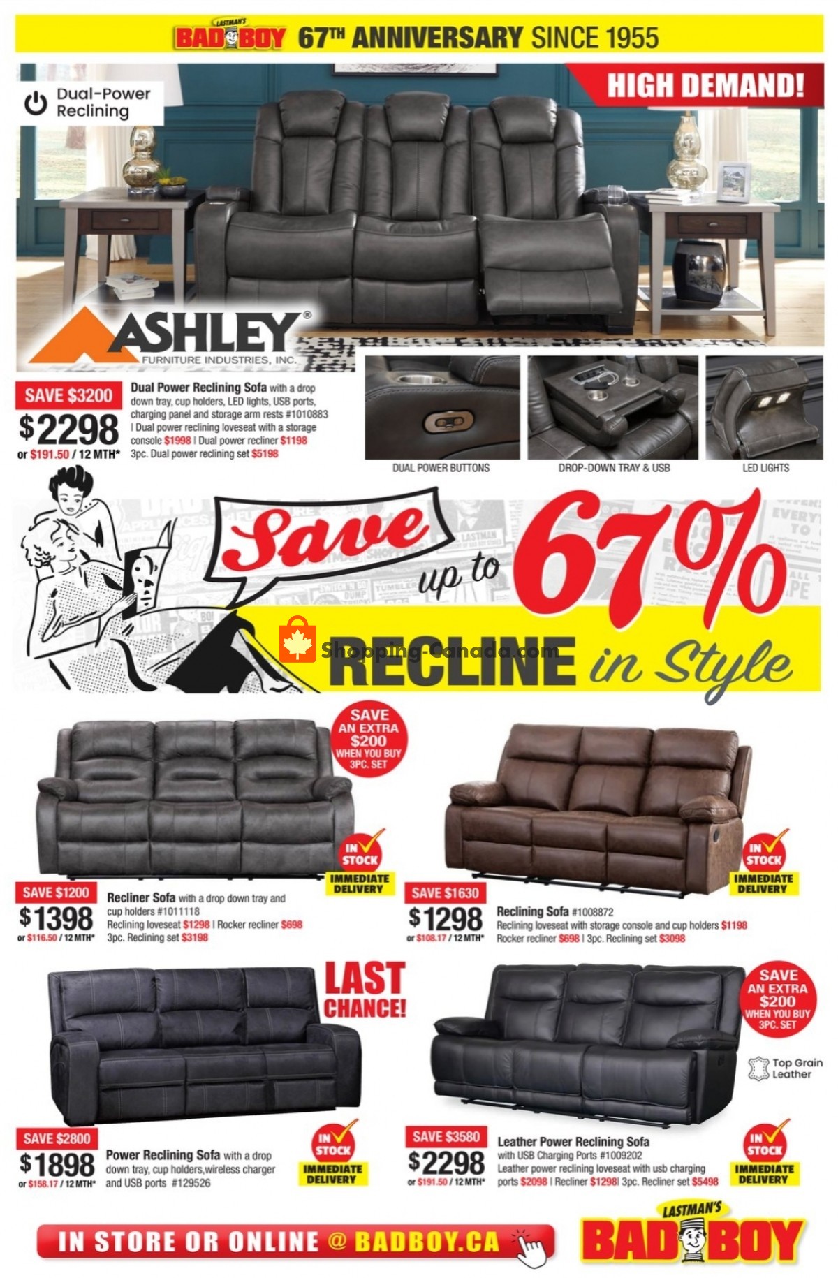 Lastman's Bad Boy Canada, flyer (Special Offer) October 6 October