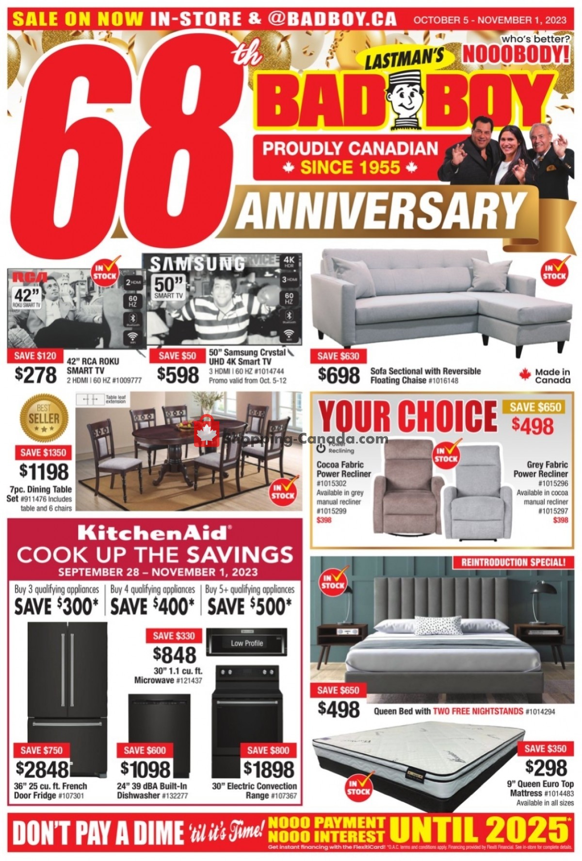 Lastman's Bad Boy flyer from Thursday October 5, 2023 to Wednesday November 1, 2023 - page 2