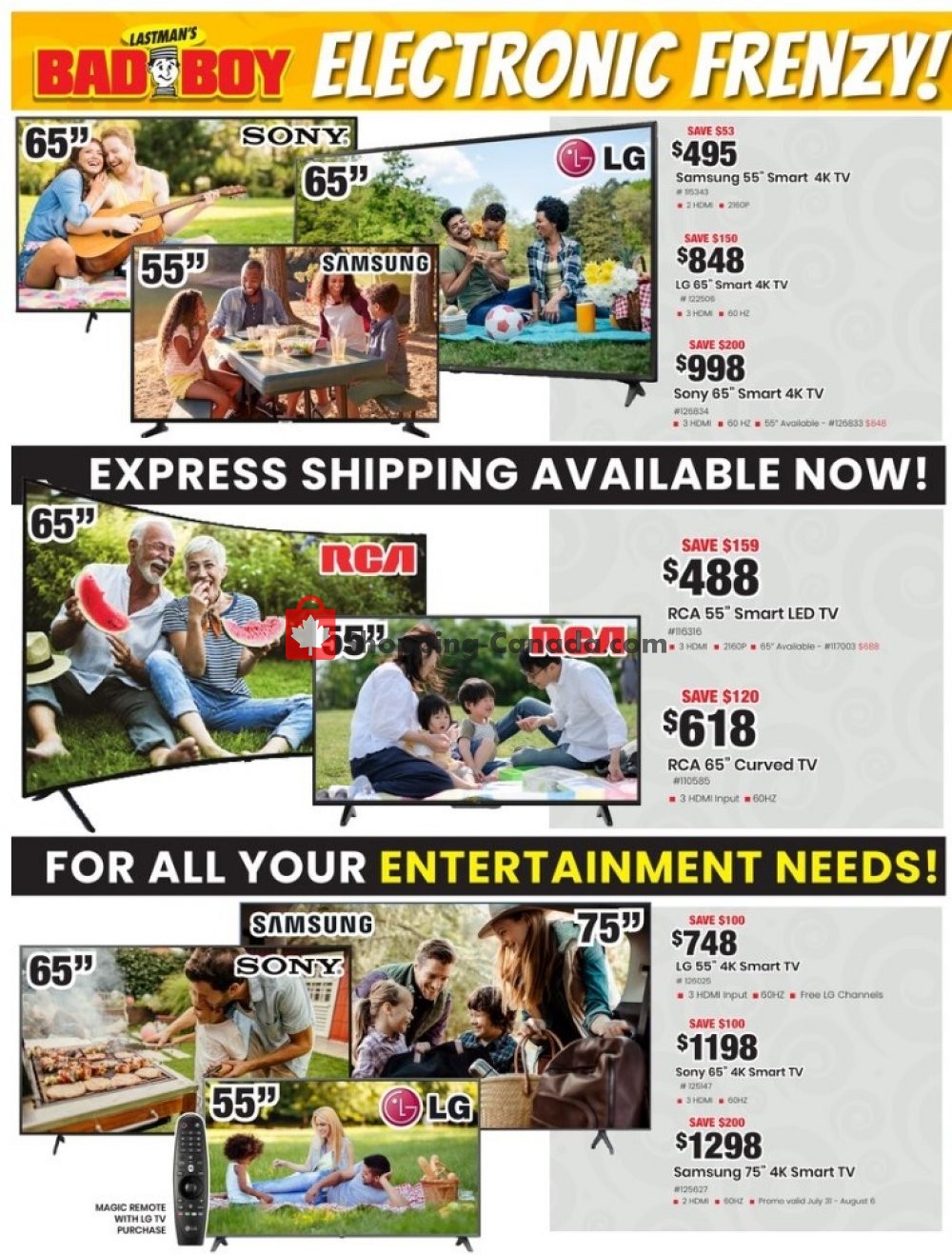 Lastman's Bad Boy flyer from Thursday July 30, 2020 to Wednesday August 12, 2020 - page 16