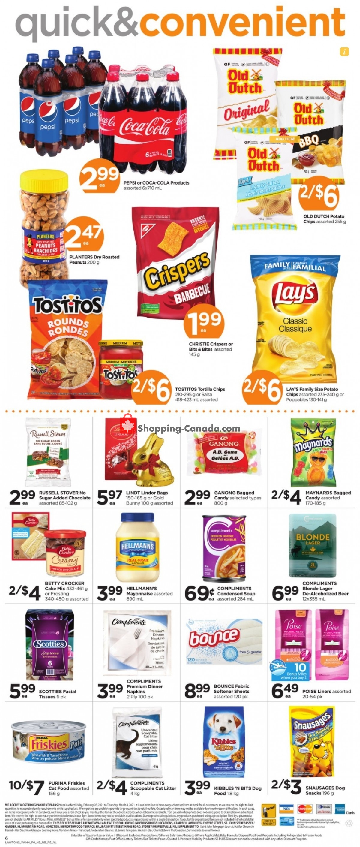 Lawtons Drugs flyer from Friday February 26, 2021 to Thursday March 4, 2021 - page 6