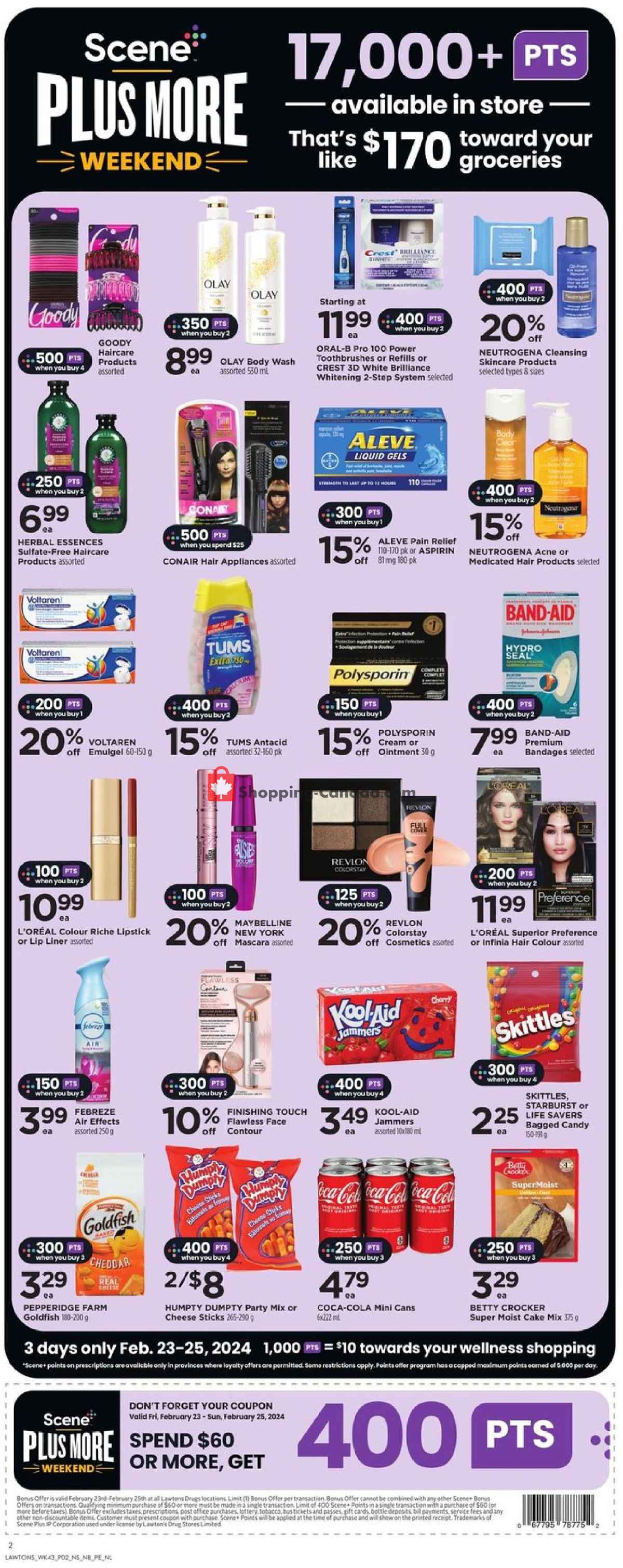 Lawtons Drugs flyer from Friday February 23, 2024 to Thursday February 29, 2024 - page 2