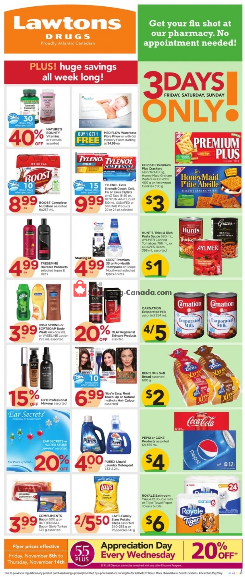 Lawtons Drugs flyer from Friday November 8, 2019 to Thursday November 14, 2019 - page 3