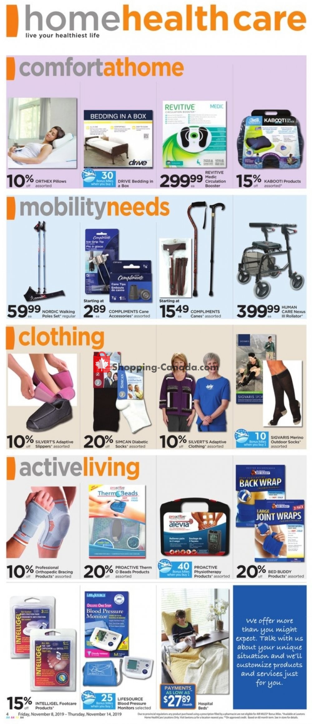 Lawtons Drugs flyer from Friday November 8, 2019 to Thursday November 14, 2019 - page 4