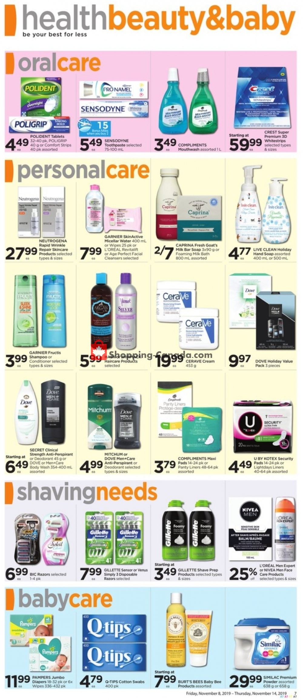 Lawtons Drugs flyer from Friday November 8, 2019 to Thursday November 14, 2019 - page 7