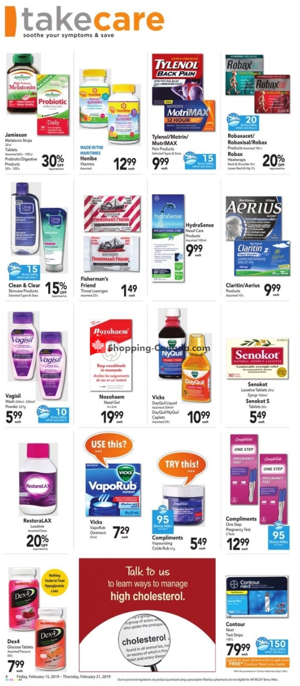 Lawtons Drugs flyer from Friday February 15, 2019 to Thursday February 21, 2019 - page 4