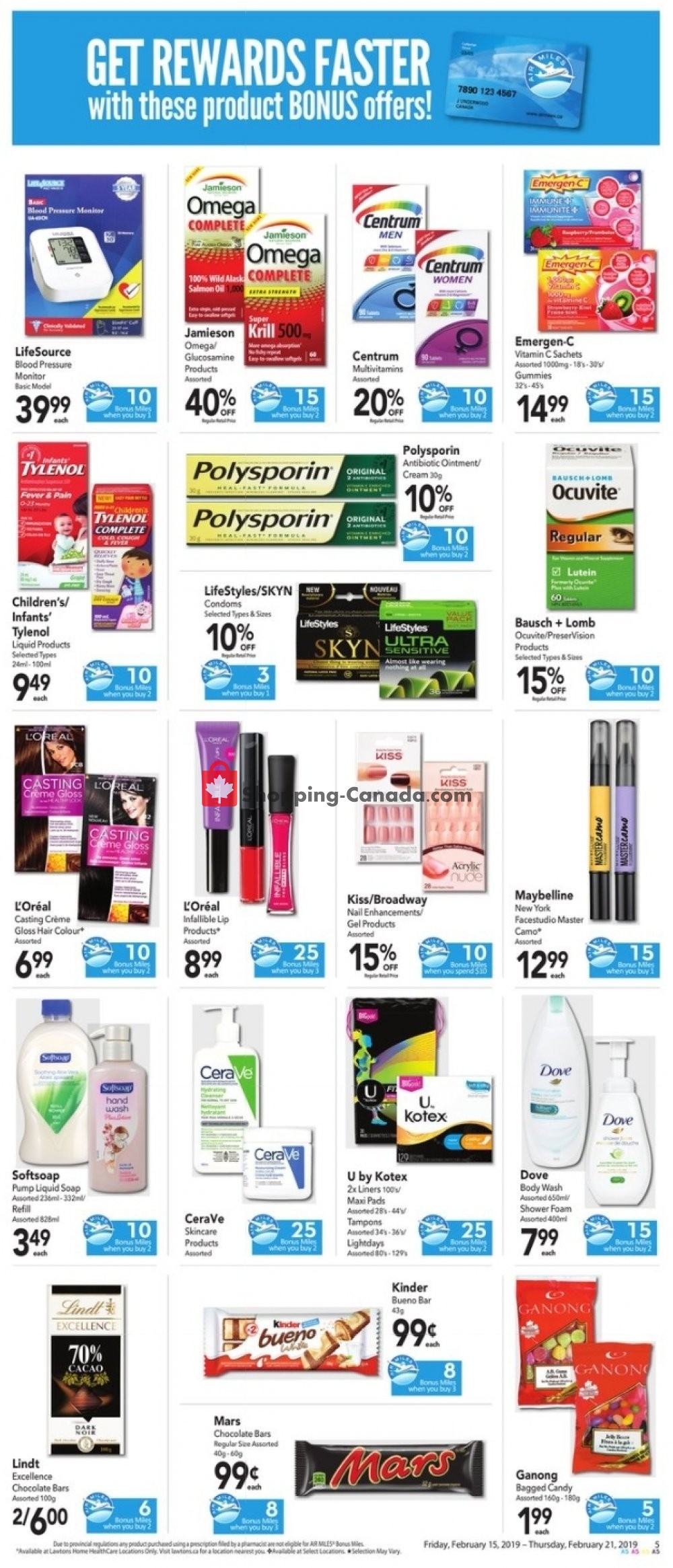 Lawtons Drugs flyer from Friday February 15, 2019 to Thursday February 21, 2019 - page 5