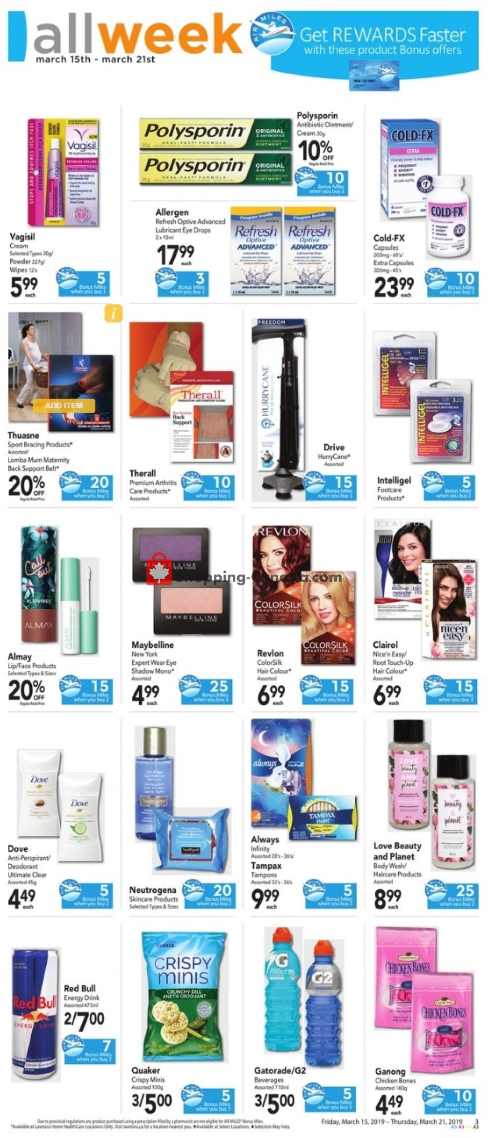 Lawtons Drugs flyer from Friday March 15, 2019 to Thursday March 21, 2019 - page 3