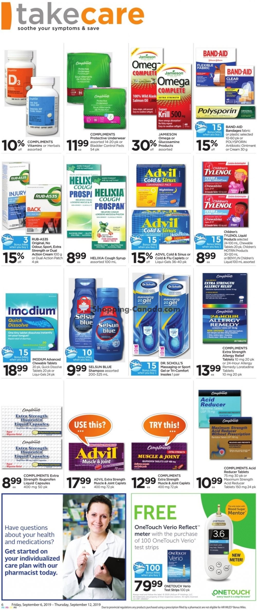 Lawtons Drugs flyer from Friday September 6, 2019 to Thursday September 12, 2019 - page 6