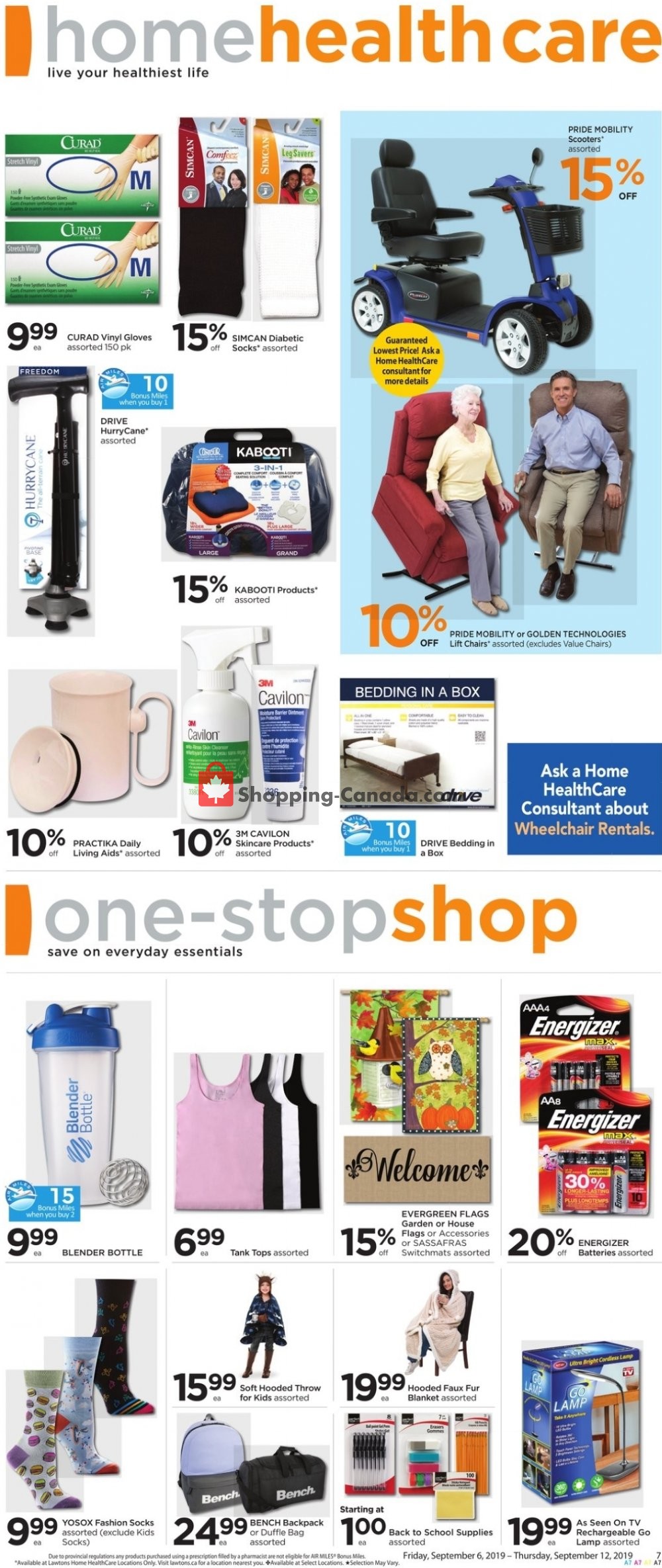 Lawtons Drugs flyer from Friday September 6, 2019 to Thursday September 12, 2019 - page 7
