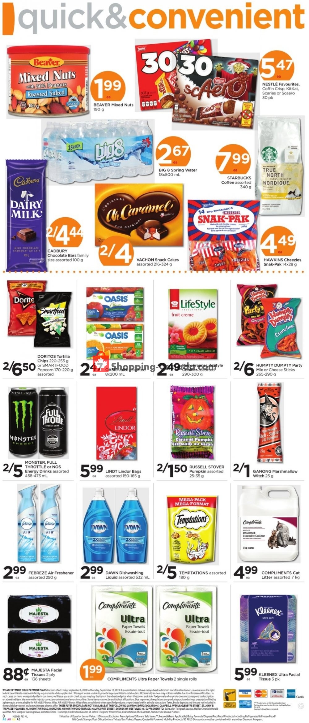 Lawtons Drugs flyer from Friday September 6, 2019 to Thursday September 12, 2019 - page 8