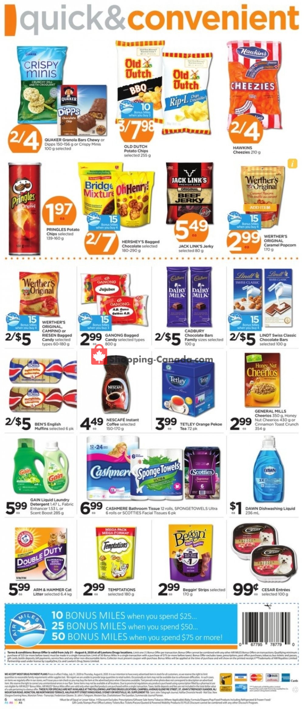 Lawtons Drugs flyer from Friday July 31, 2020 to Thursday August 6, 2020 - page 6