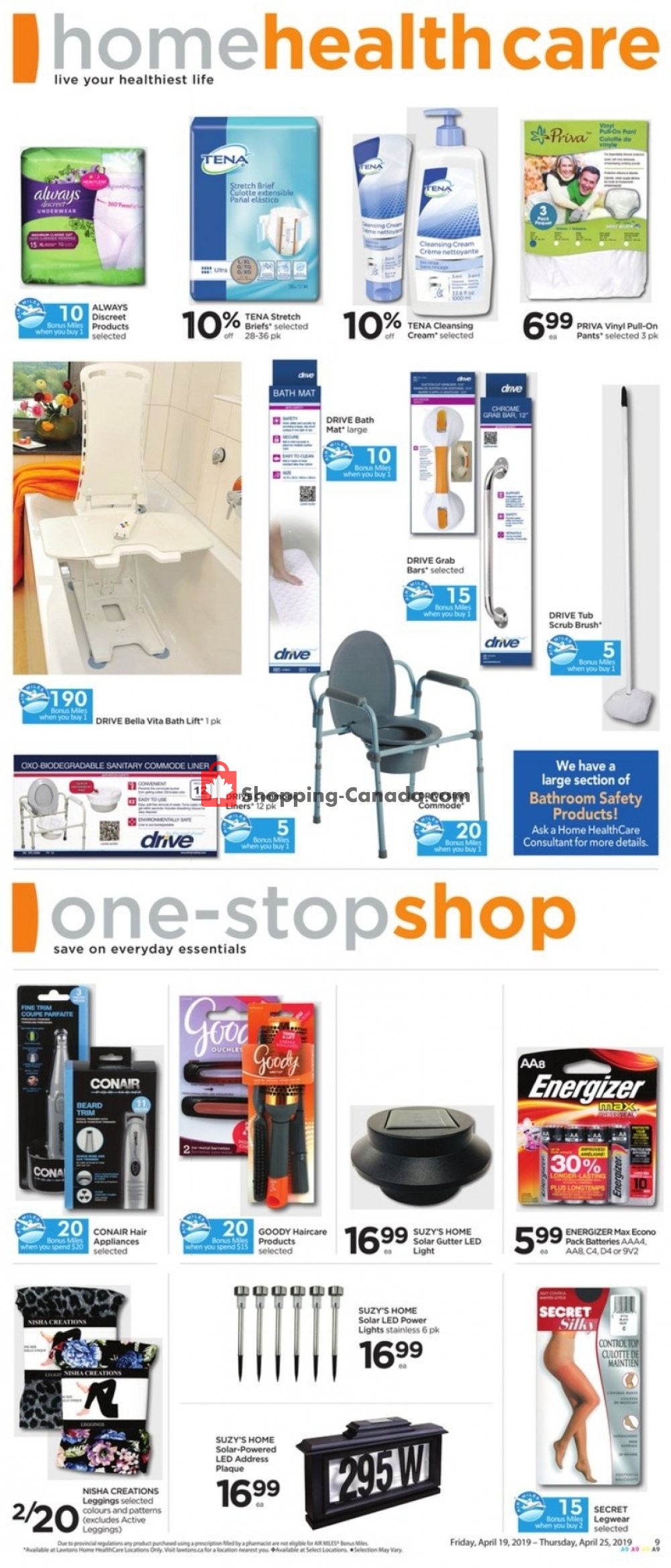 Lawtons Drugs flyer from Friday April 19, 2019 to Thursday April 25, 2019 - page 10