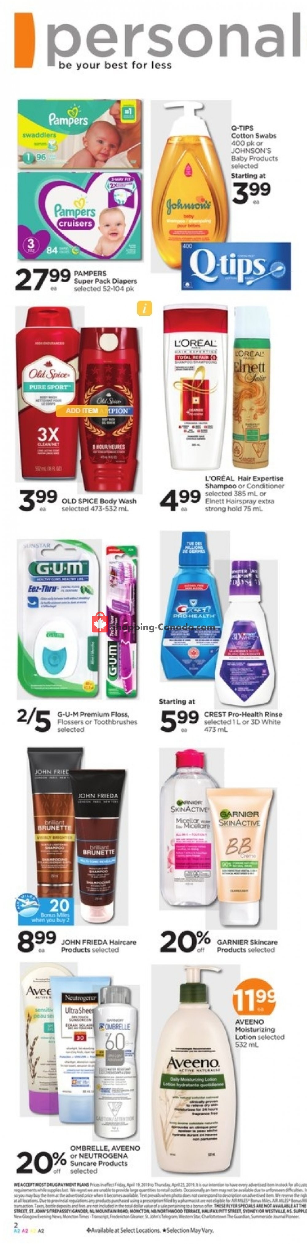 Lawtons Drugs flyer from Friday April 19, 2019 to Thursday April 25, 2019 - page 2