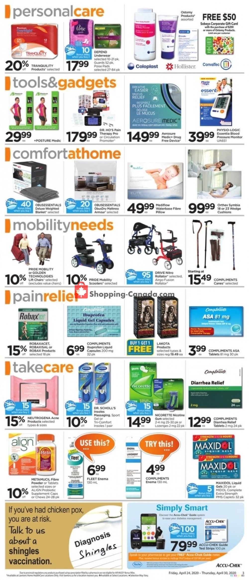 Lawtons Drugs flyer from Friday April 24, 2020 to Thursday April 30, 2020 - page 4