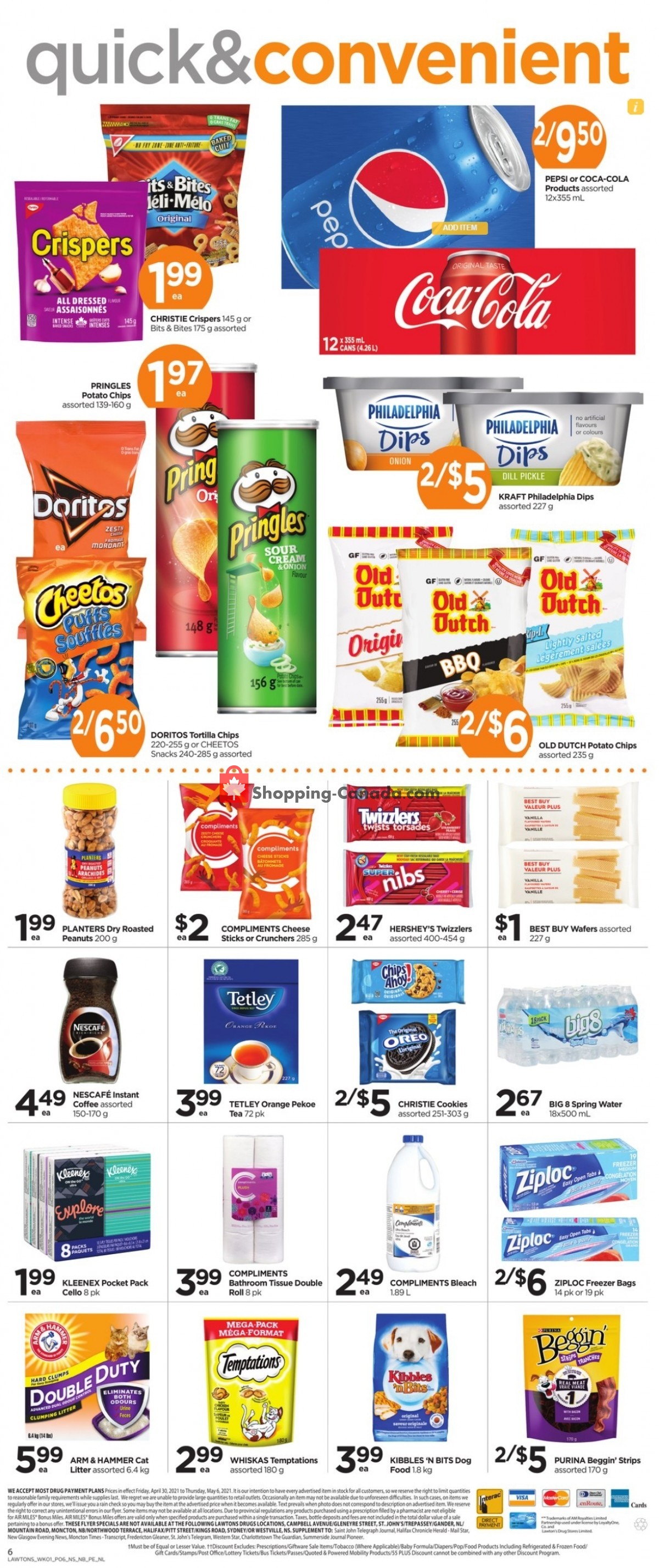 Lawtons Drugs flyer from Friday April 30, 2021 to Thursday May 6, 2021 - page 6