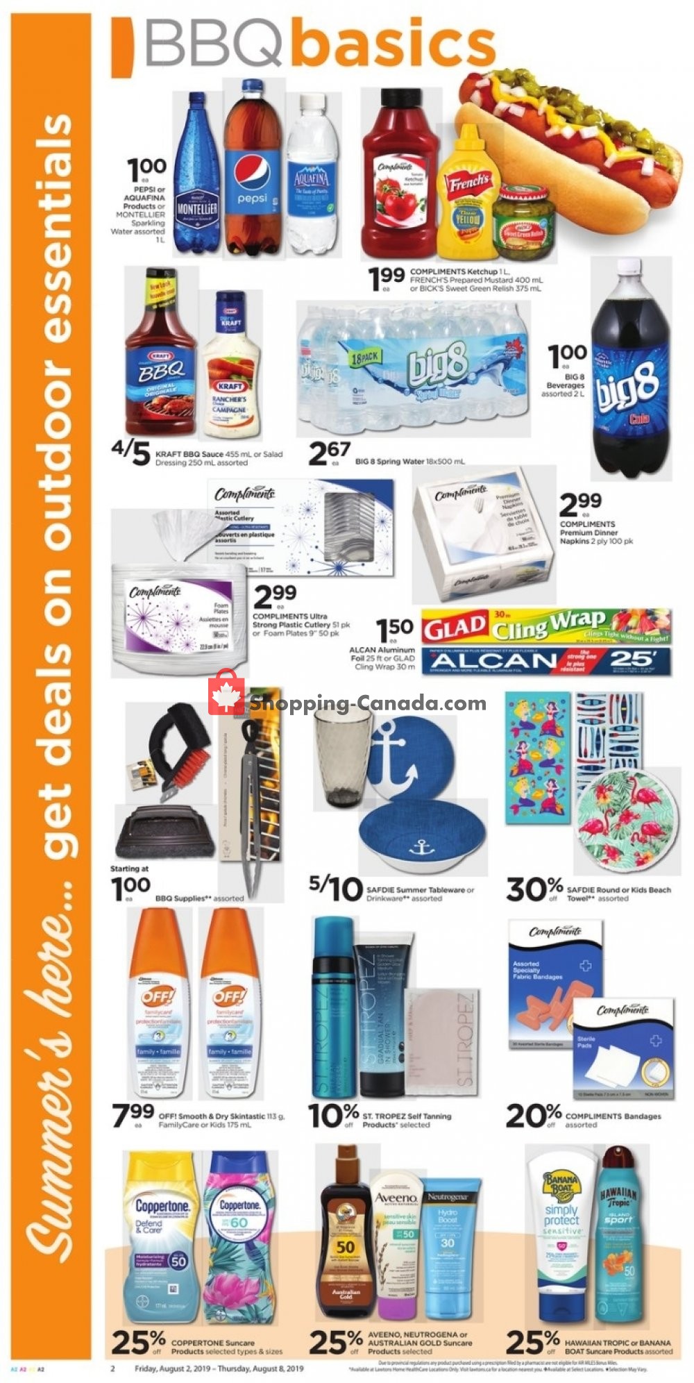 Lawtons Drugs flyer from Friday August 2, 2019 to Thursday August 8, 2019 - page 2