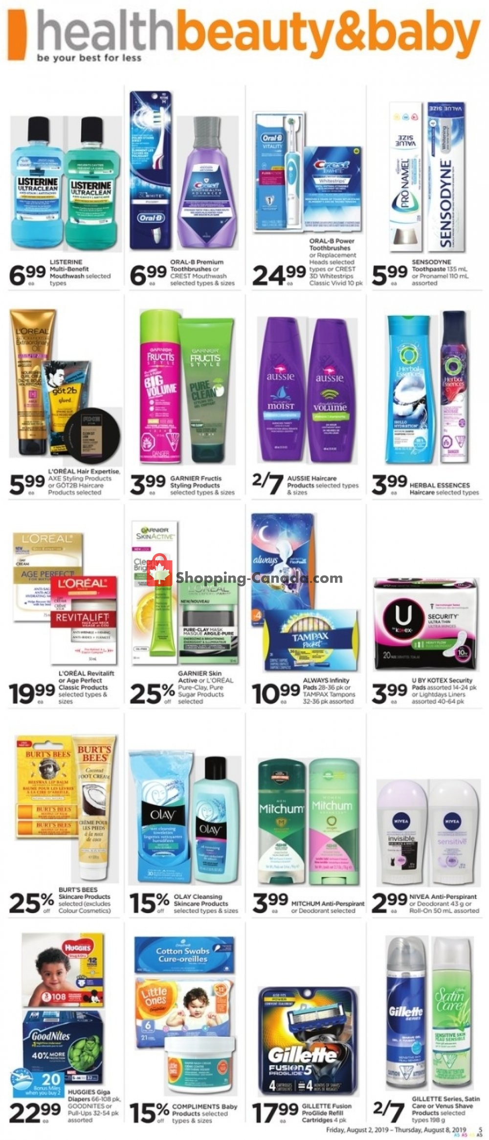 Lawtons Drugs flyer from Friday August 2, 2019 to Thursday August 8, 2019 - page 5