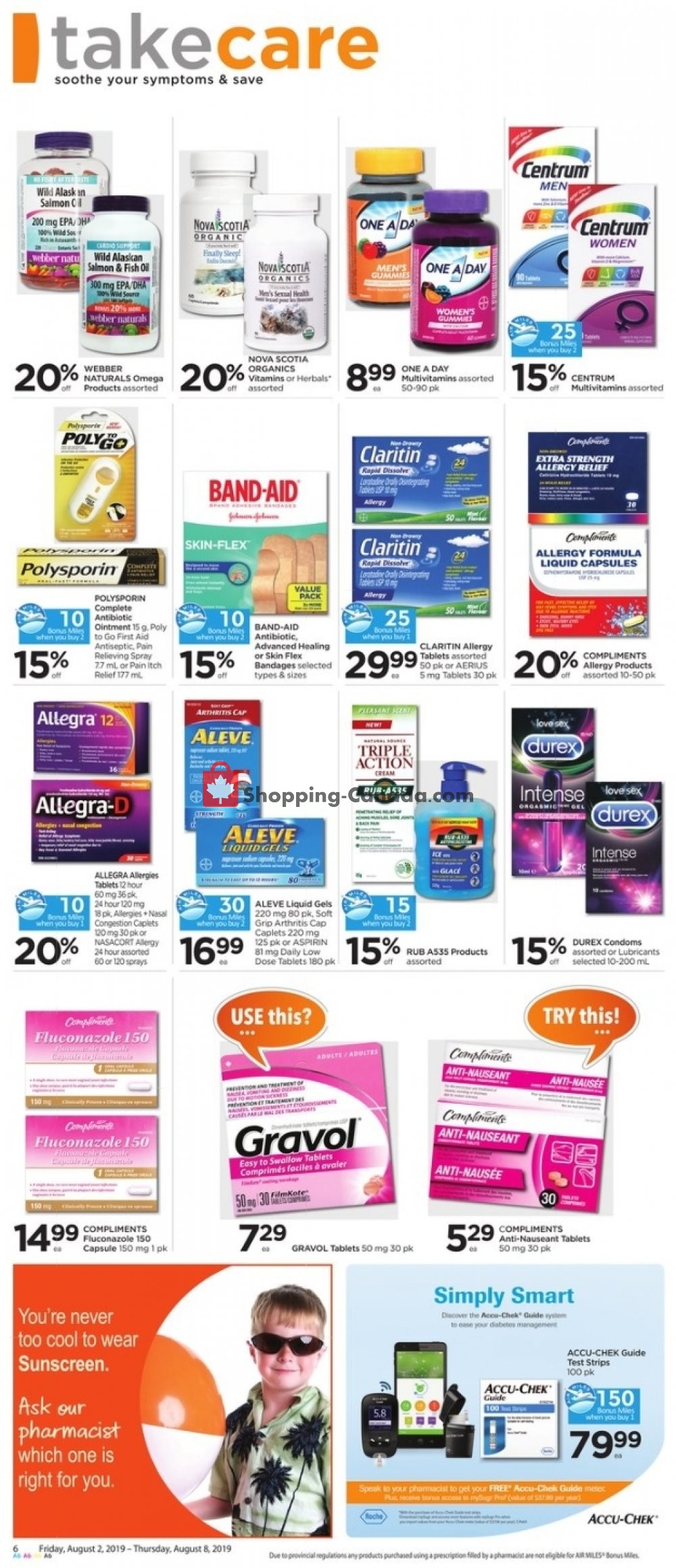 Lawtons Drugs flyer from Friday August 2, 2019 to Thursday August 8, 2019 - page 6