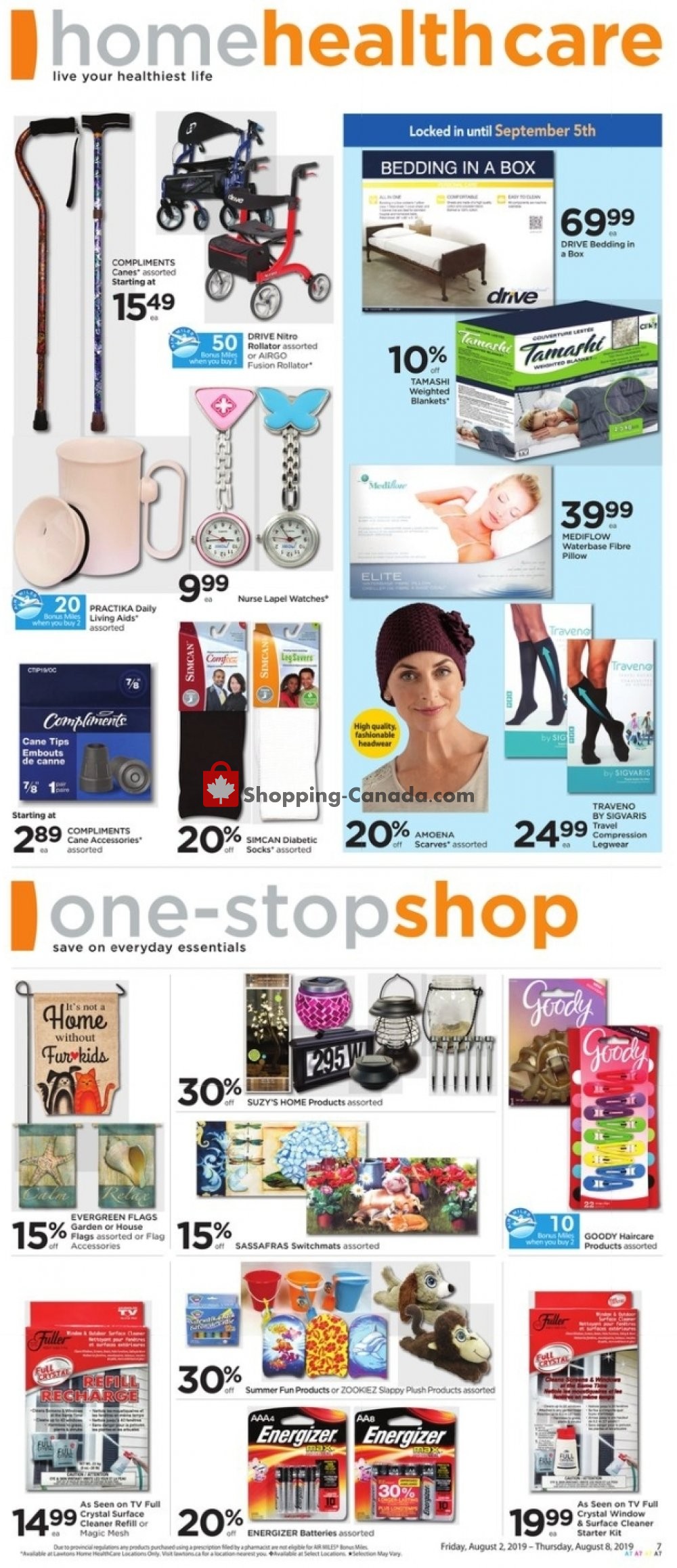 Lawtons Drugs flyer from Friday August 2, 2019 to Thursday August 8, 2019 - page 7