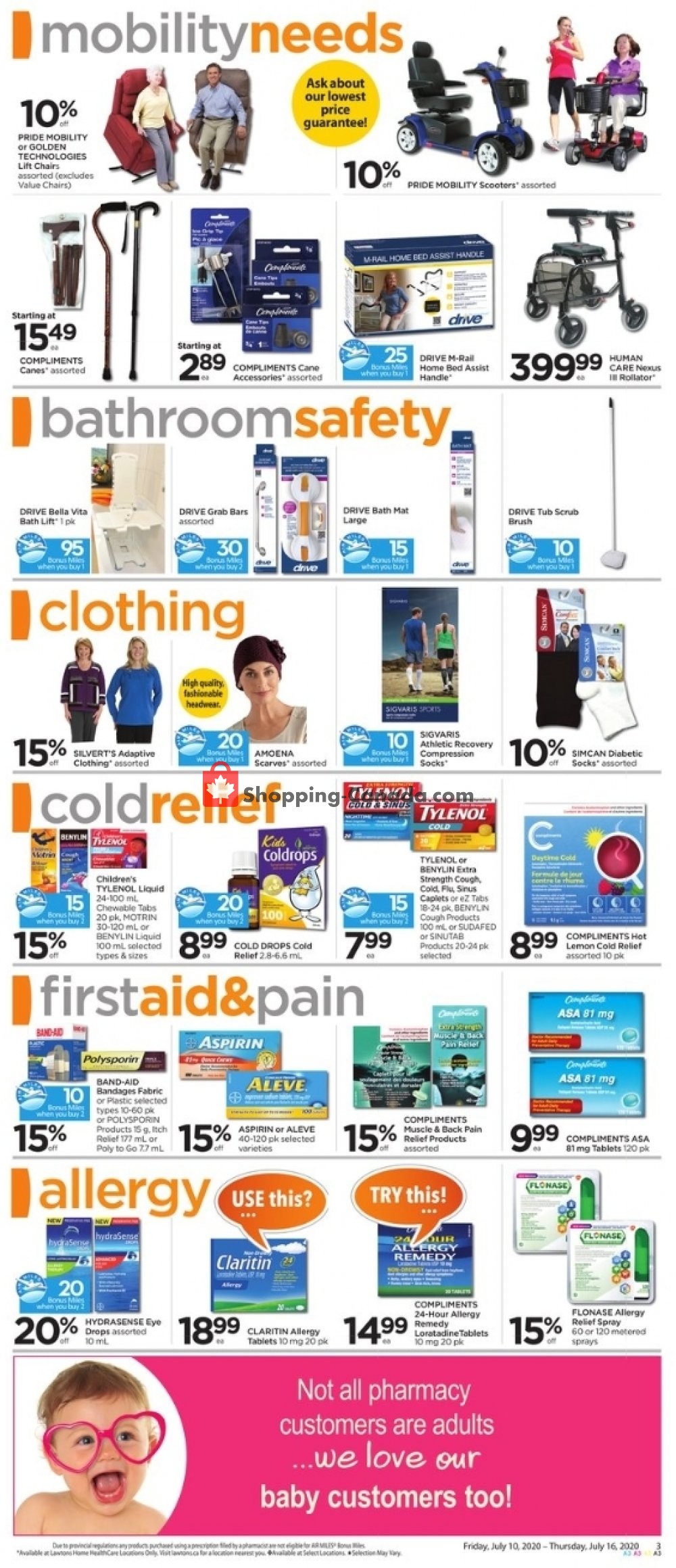 Lawtons Drugs flyer from Friday July 10, 2020 to Thursday July 16, 2020 - page 3