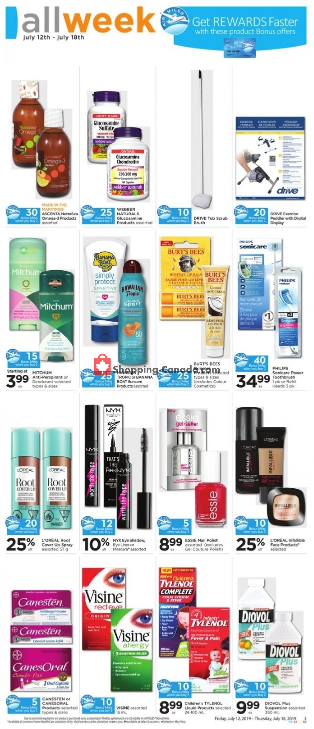 Lawtons Drugs flyer from Friday July 12, 2019 to Thursday July 18, 2019 - page 3