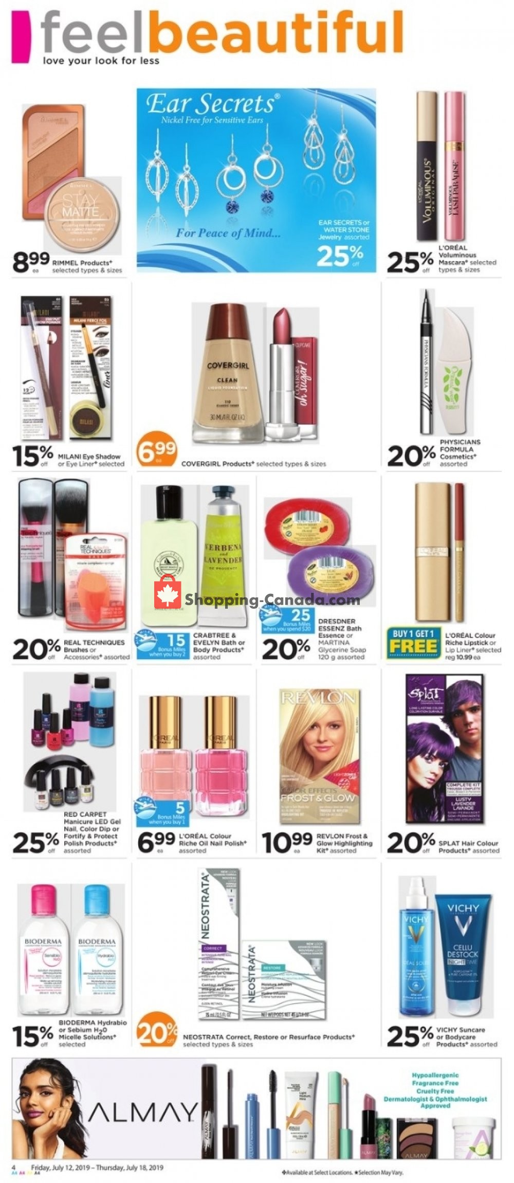 Lawtons Drugs flyer from Friday July 12, 2019 to Thursday July 18, 2019 - page 4
