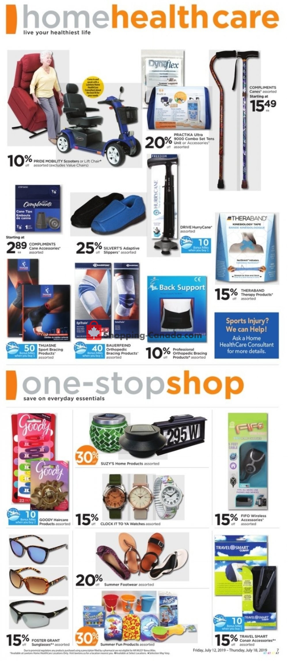 Lawtons Drugs flyer from Friday July 12, 2019 to Thursday July 18, 2019 - page 7