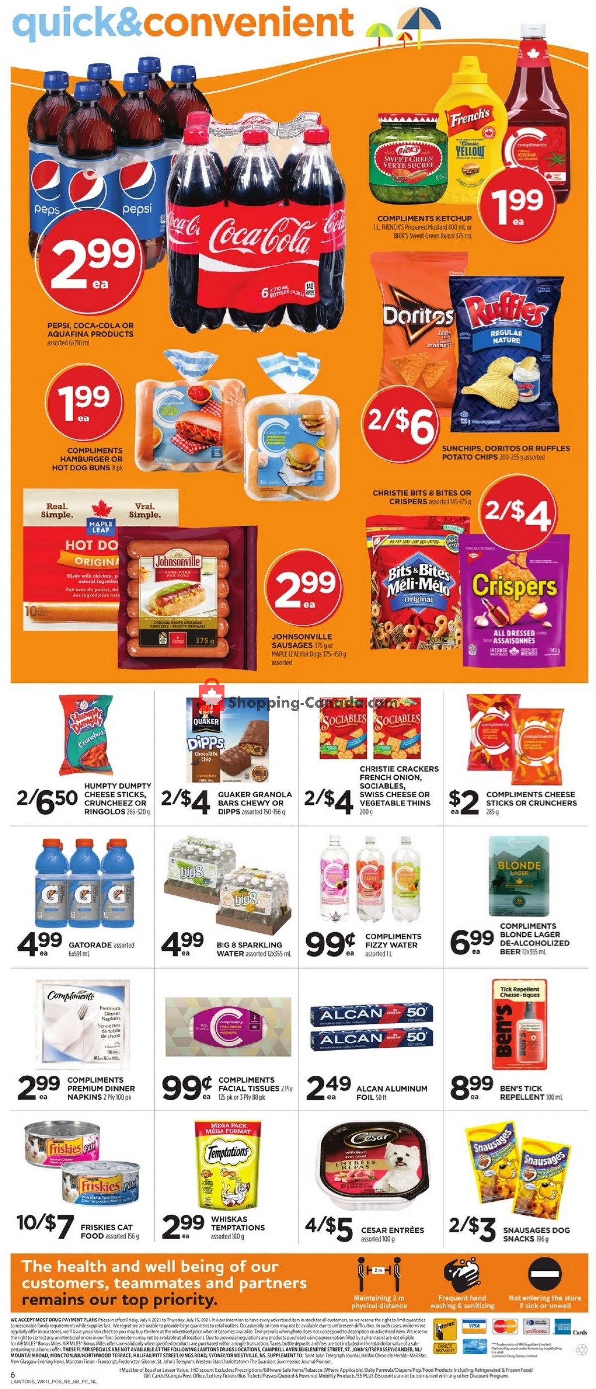 Lawtons Drugs flyer from Friday July 9, 2021 to Thursday July 15, 2021 - page 6