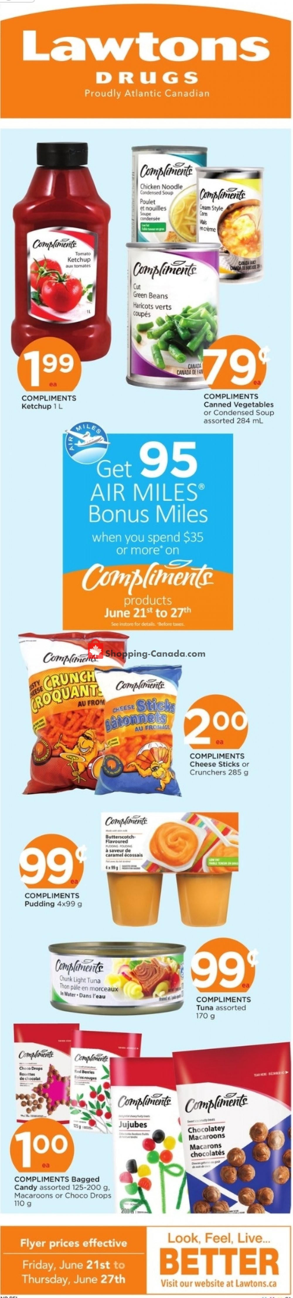 Lawtons Drugs flyer from Friday June 21, 2019 to Thursday June 27, 2019 - page 1