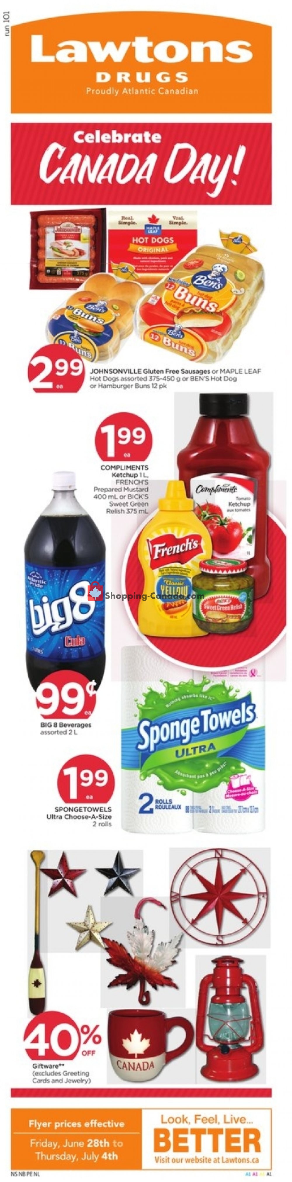 Lawtons Drugs flyer from Friday June 28, 2019 to Thursday July 4, 2019 - page 3