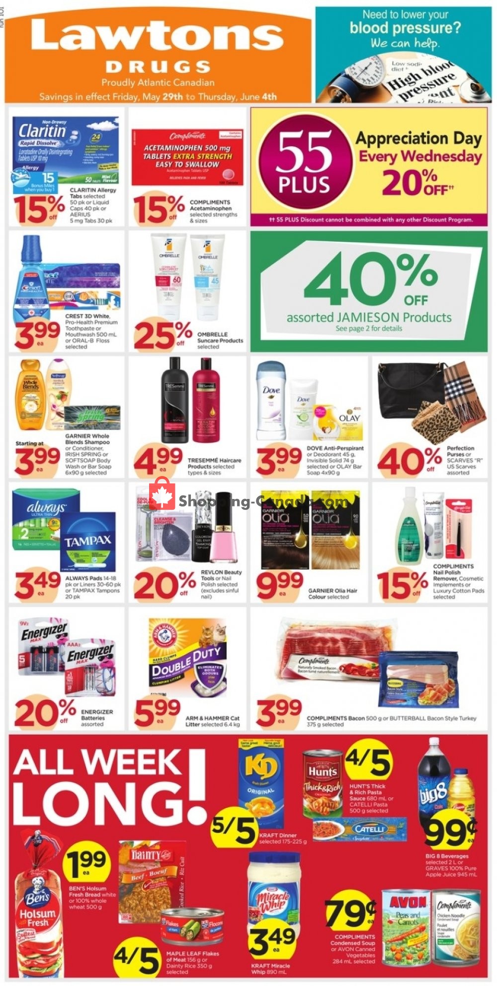Lawtons Drugs flyer from Friday May 29, 2020 to Thursday June 4, 2020 - page 1