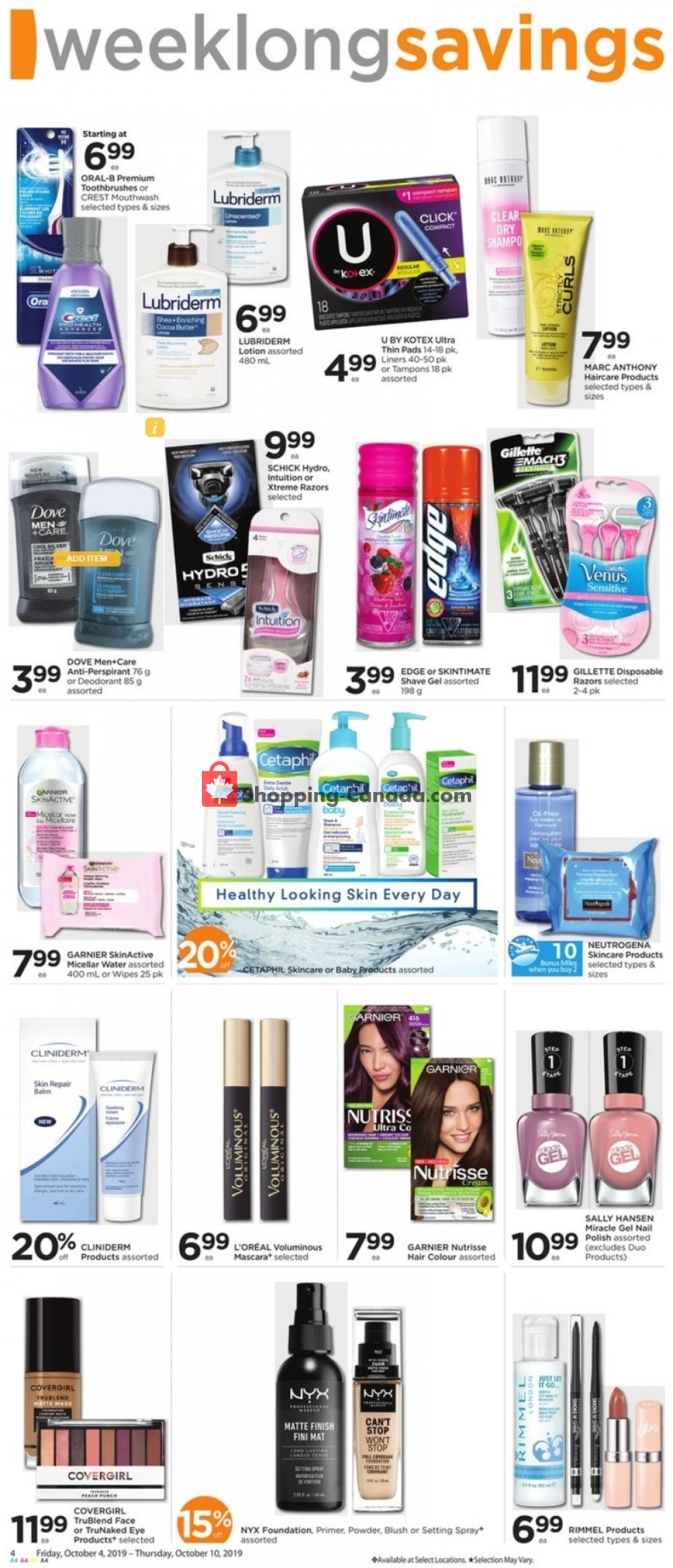 Lawtons Drugs flyer from Friday October 4, 2019 to Thursday October 10, 2019 - page 4