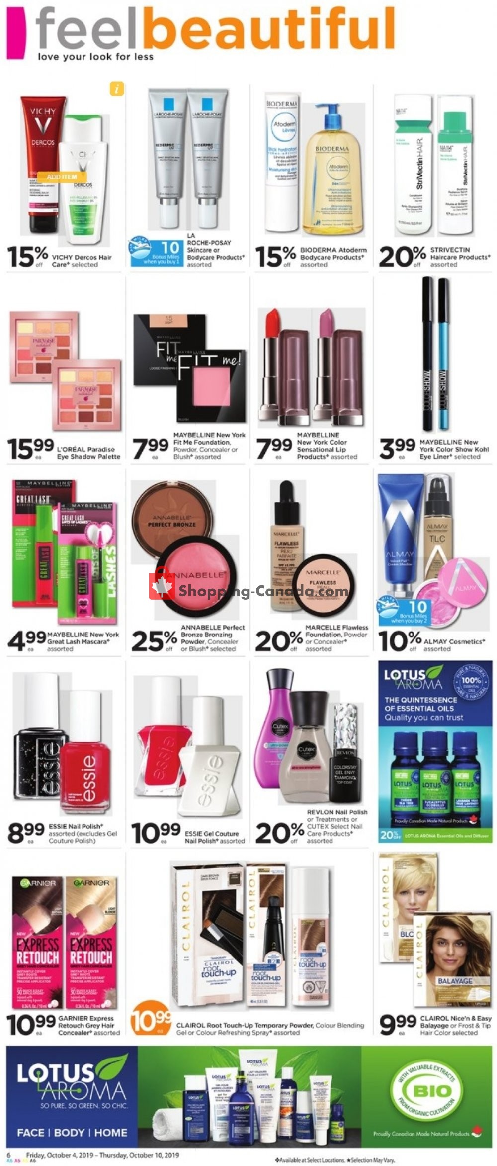 Lawtons Drugs flyer from Friday October 4, 2019 to Thursday October 10, 2019 - page 6