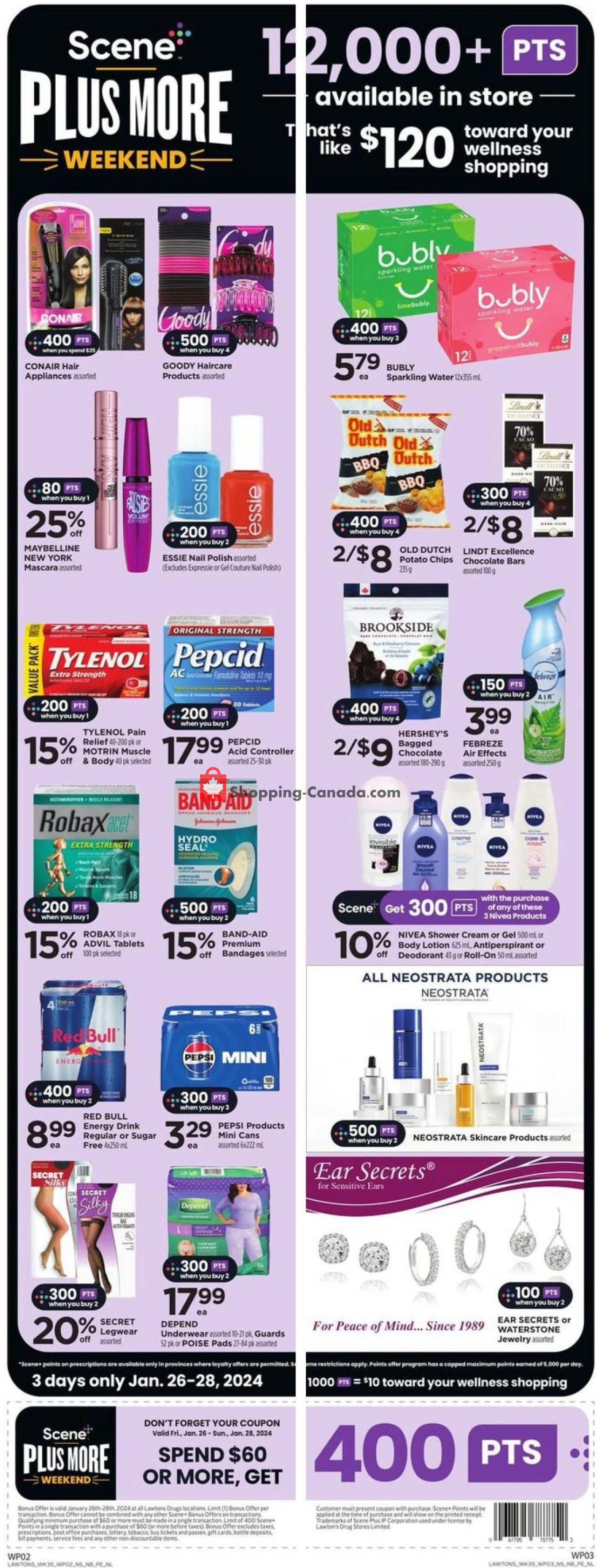 Lawtons Drugs flyer from Friday January 26, 2024 to Thursday February 1, 2024 - page 4