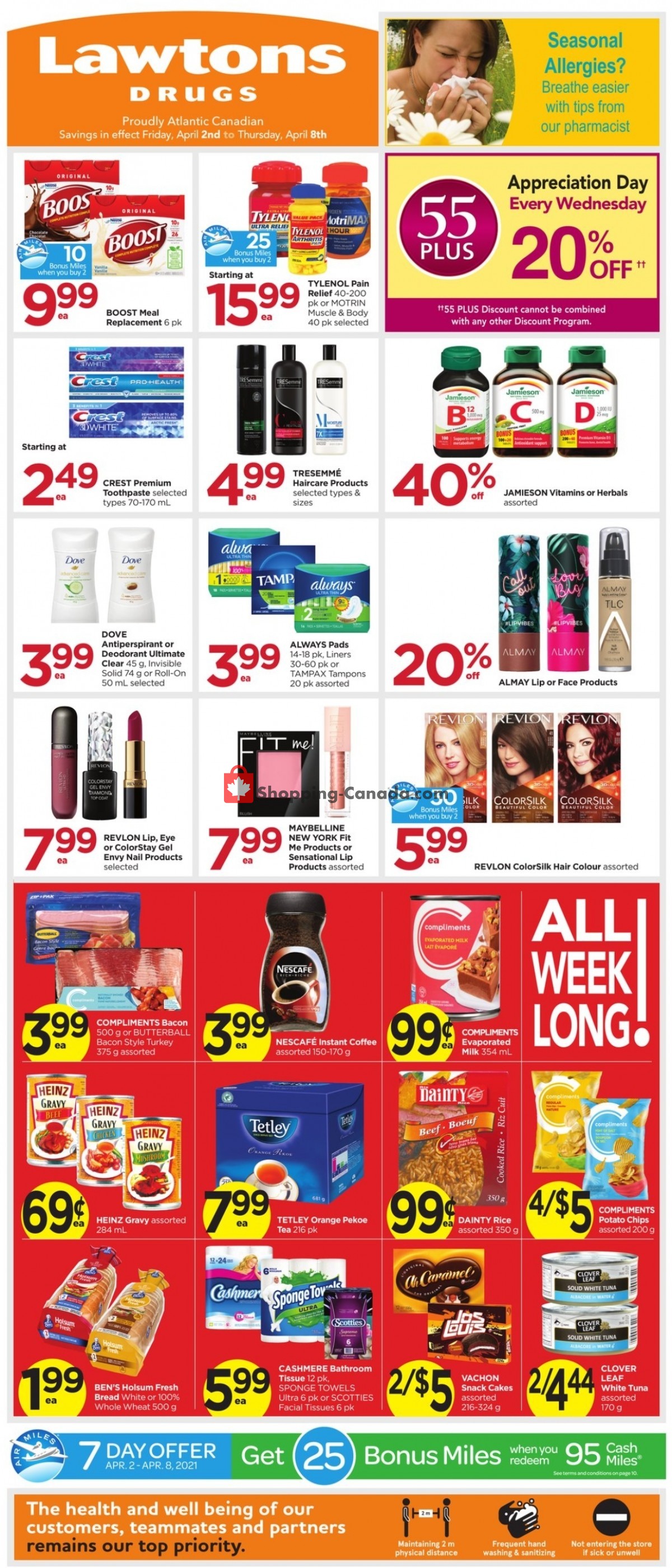 Lawtons Drugs flyer from Friday April 2, 2021 to Thursday April 8, 2021 - page 3