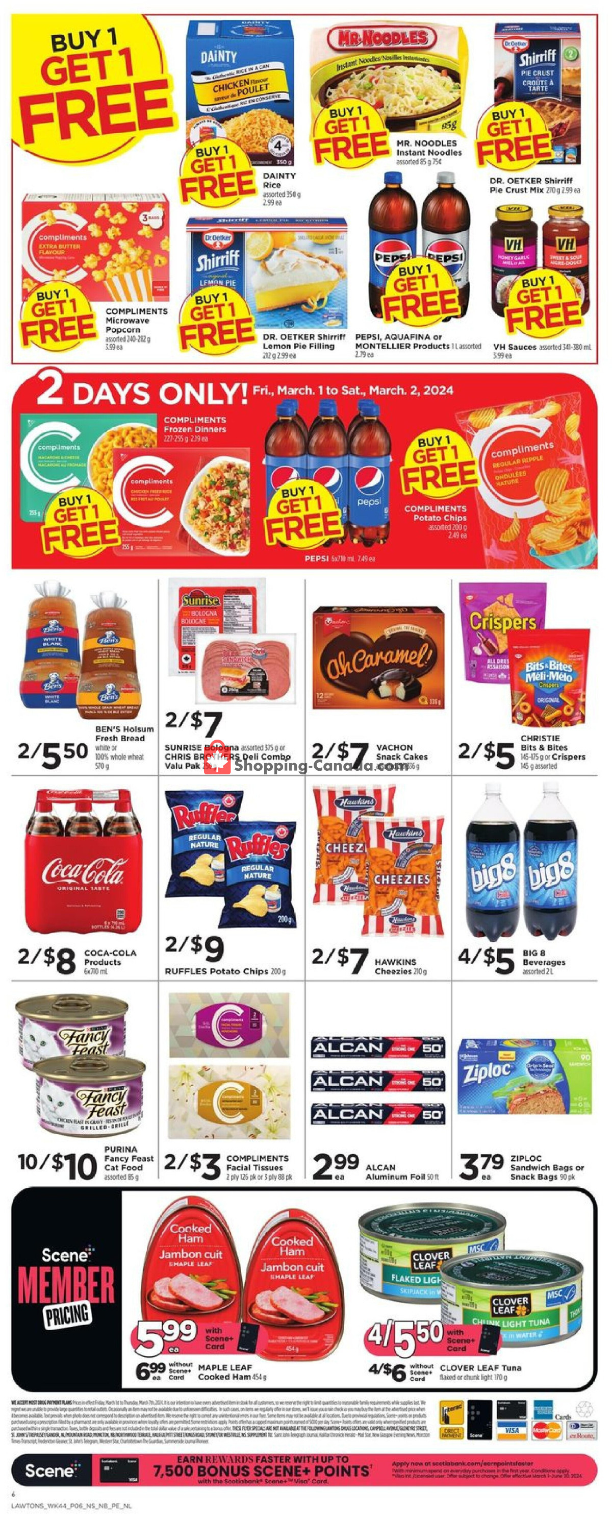 Lawtons Drugs flyer from Friday March 1, 2024 to Thursday March 7, 2024 - page 6